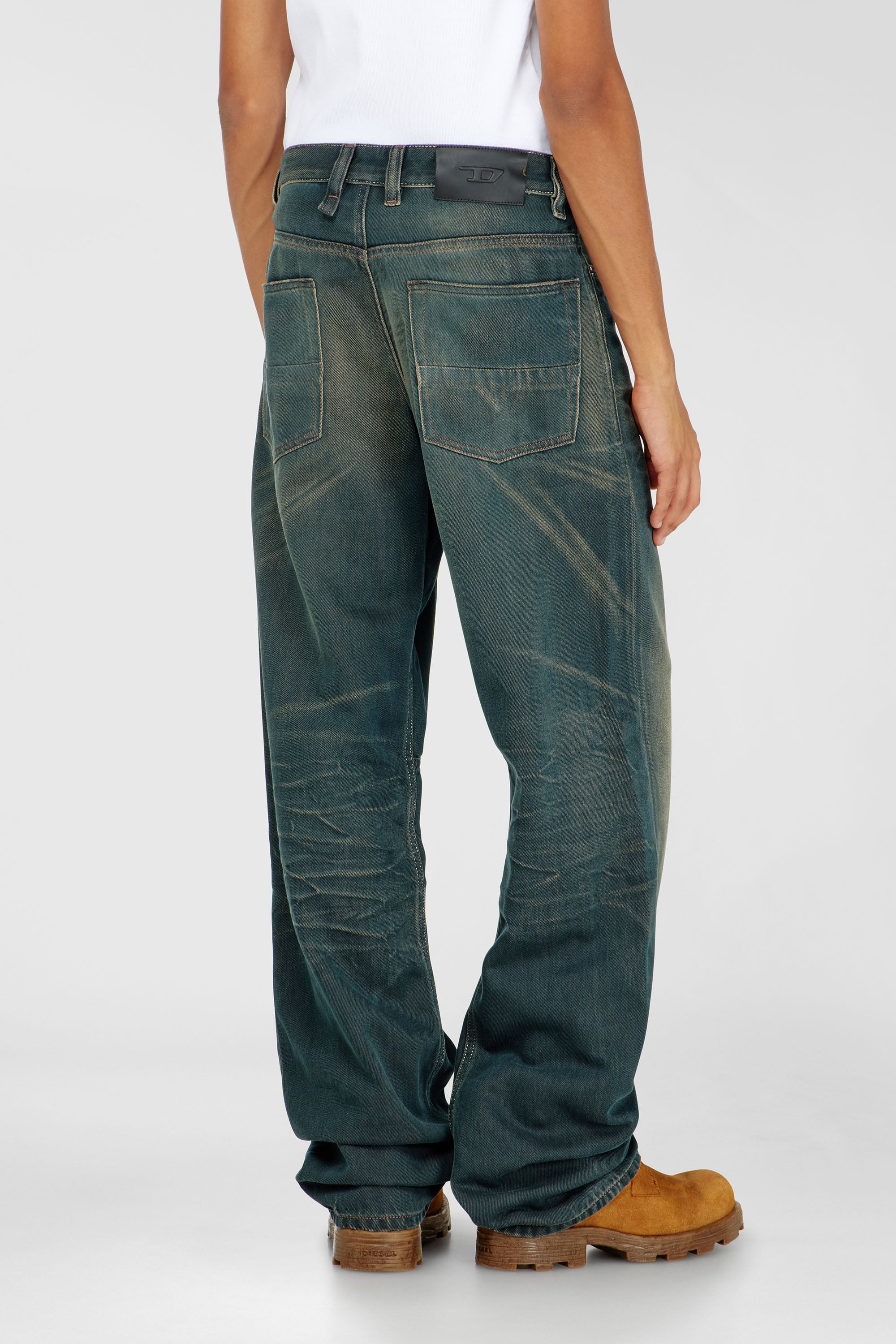 Diesel - Male's Relaxed Jeans 2001 D-Macro 09P85, Dark Blue - 5
