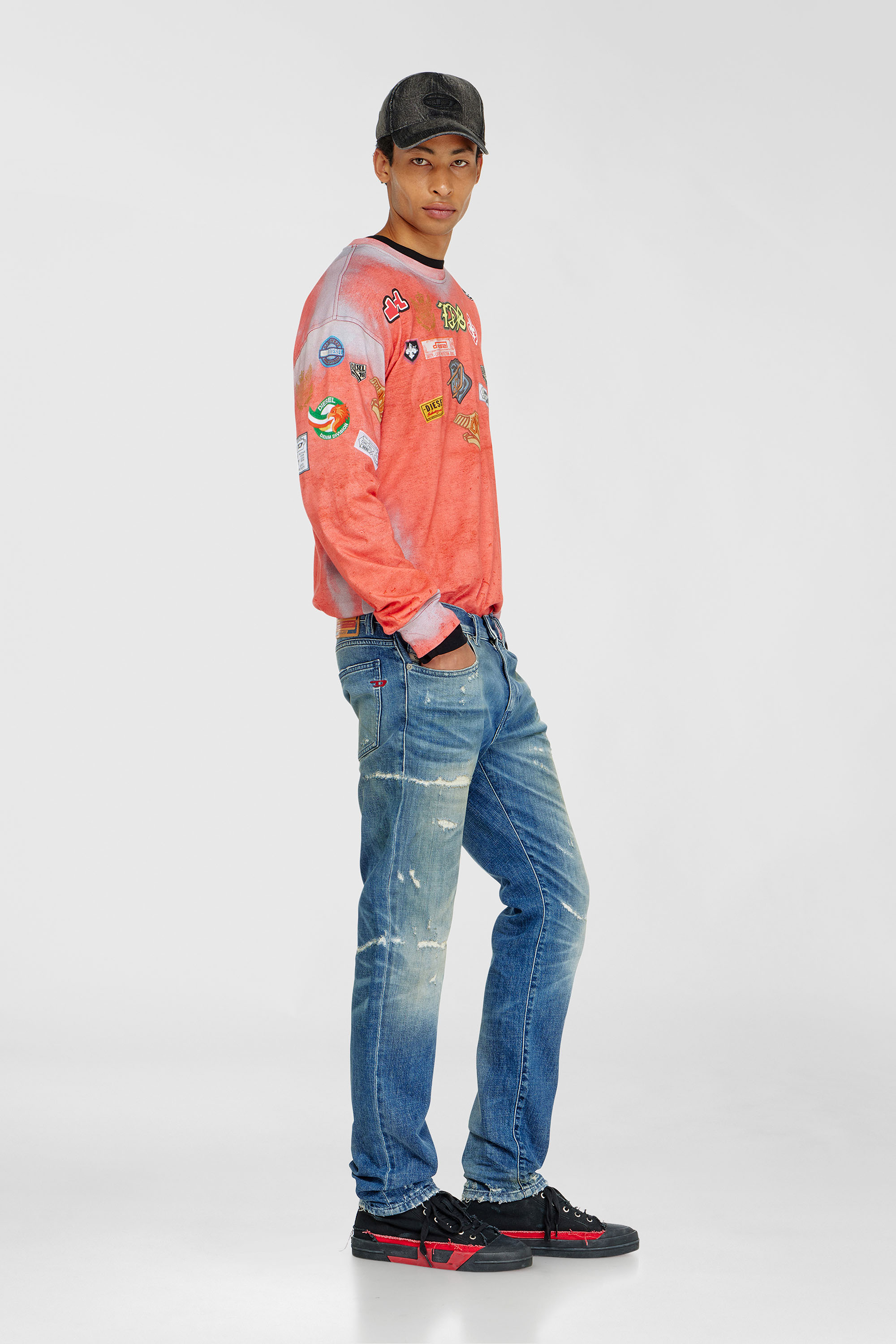 Diesel - Slim Jeans 2019 D-Strukt 007EN Hombre, Azul medio - 1