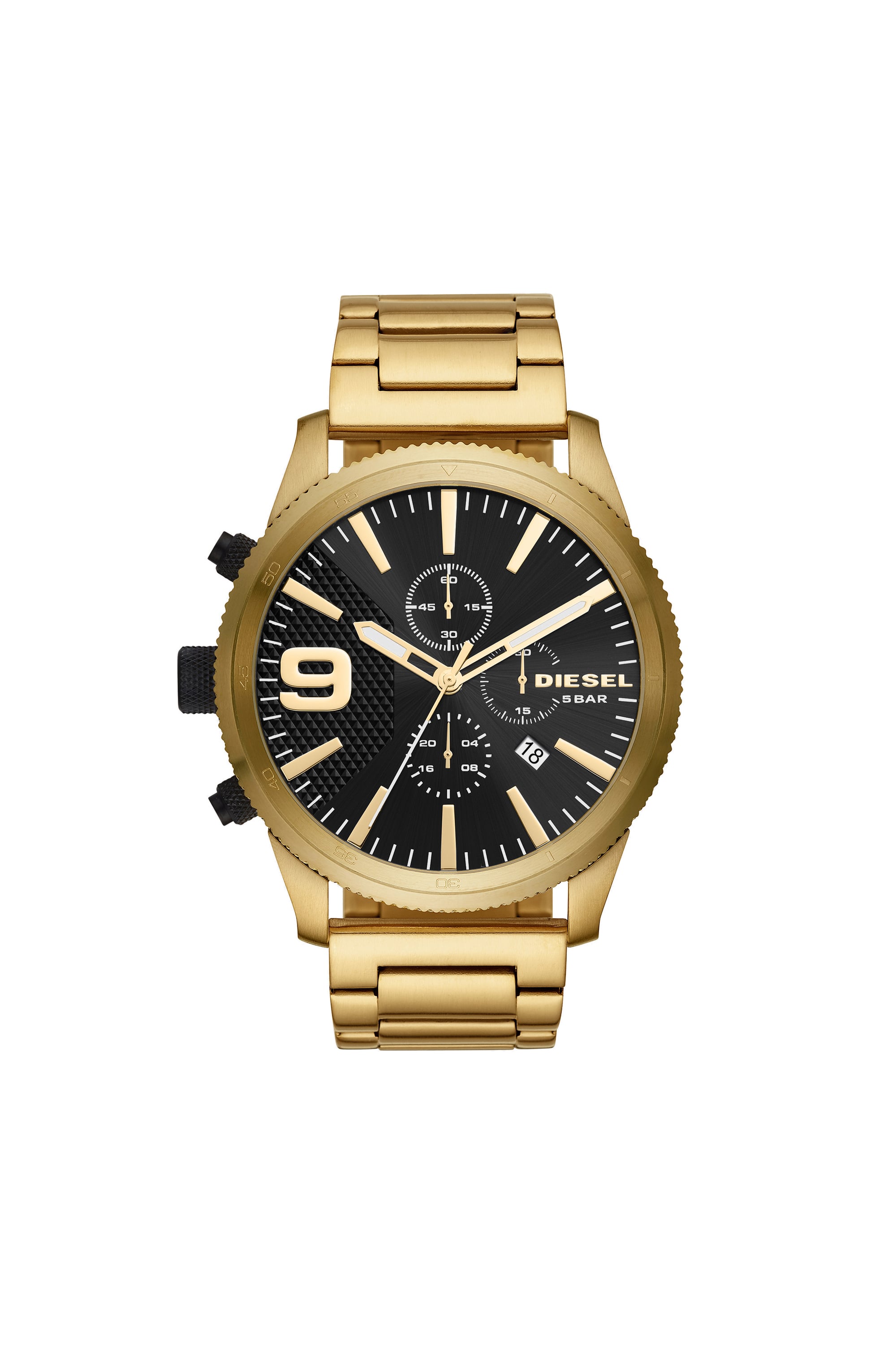 DZ4488 Man: Rasp Chrono chronograph gold-tone watch | Diesel