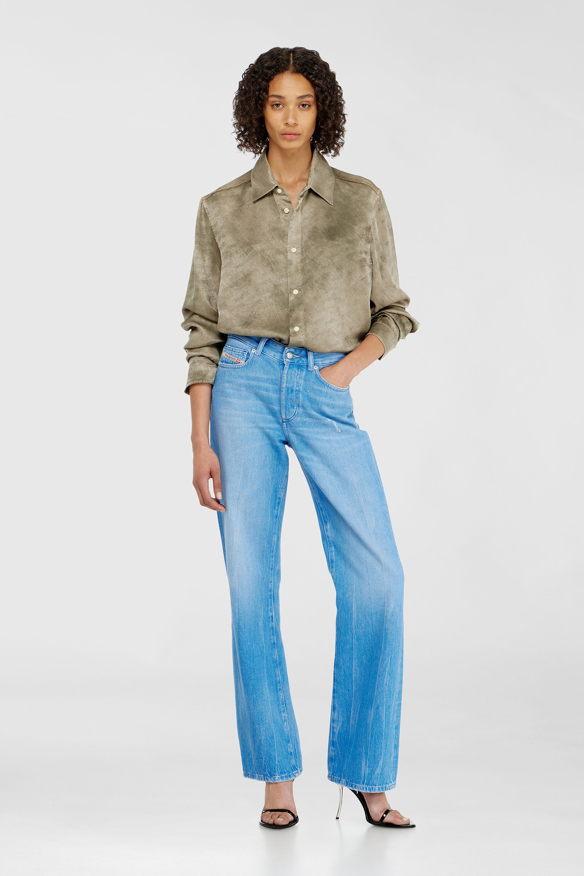 Diesel - Regular Jeans 1971 D-Sent 09P88 Mujer, Azul Claro - 1