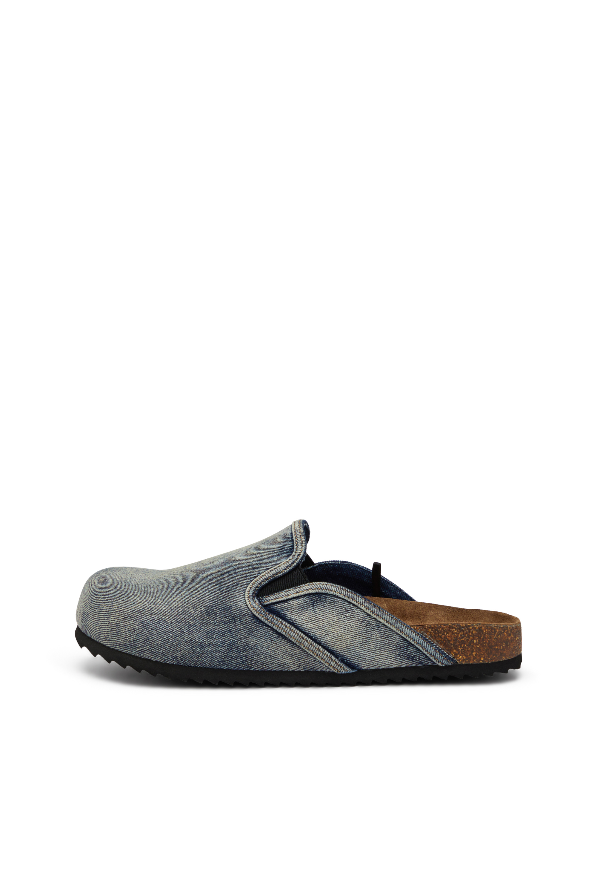 Diesel - D-WOODSTOCK SLIP-ON, Man's D-Woodstock-Denim mules in Dark Blue - 2
