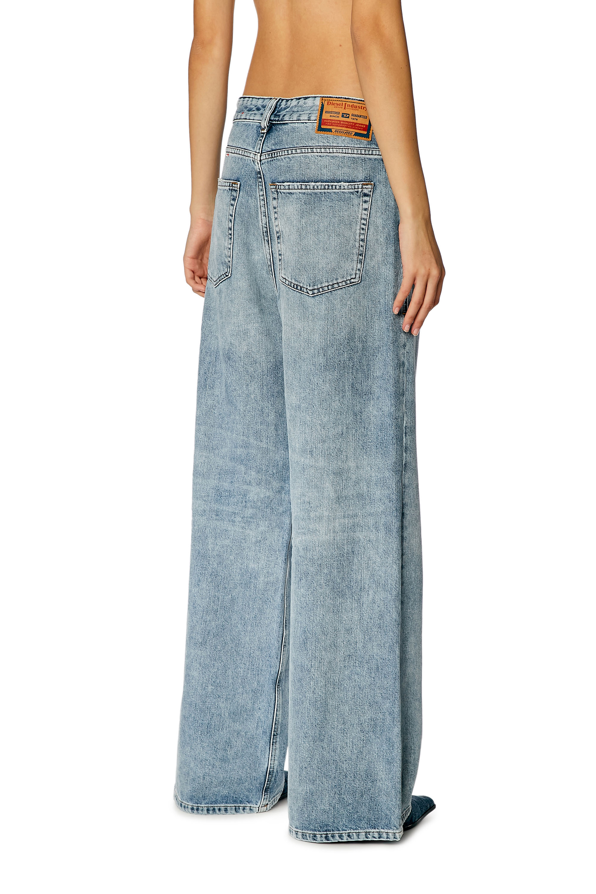 Women's Oversized Relaxed Jeans | Light blue | Diesel 1996 D Women's Oversized Relaxed Jeans | Light blue | Diesel 1996 D
