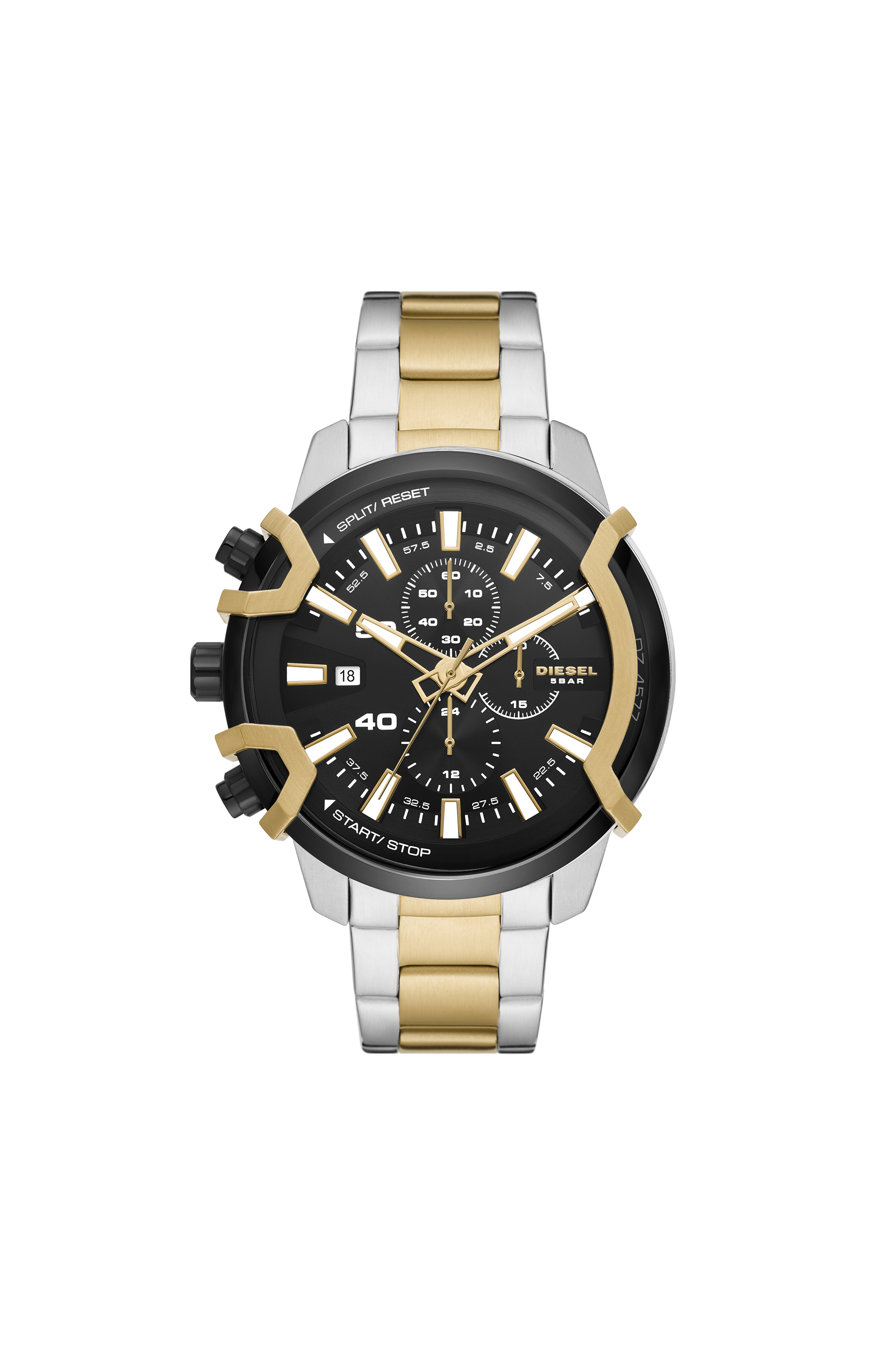 DZ4577 Man: Griffed Chronograph Stainless Steel Watch | Diesel
