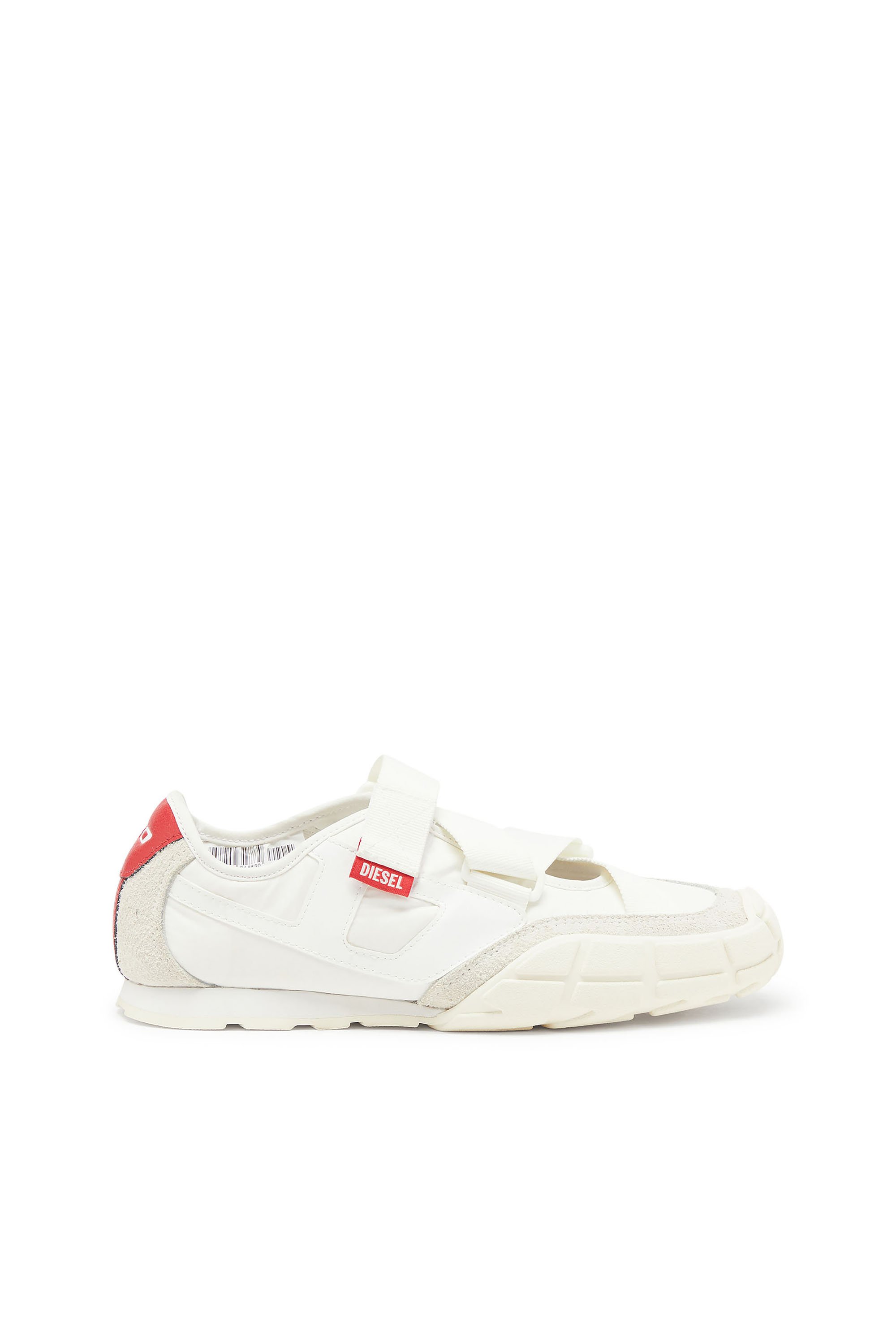 Diesel - S-PAGODHA SLIP-ON W, S-Pagodha-Baskets sans languette à brides libres en ripstop Femme in Blanc - 1
