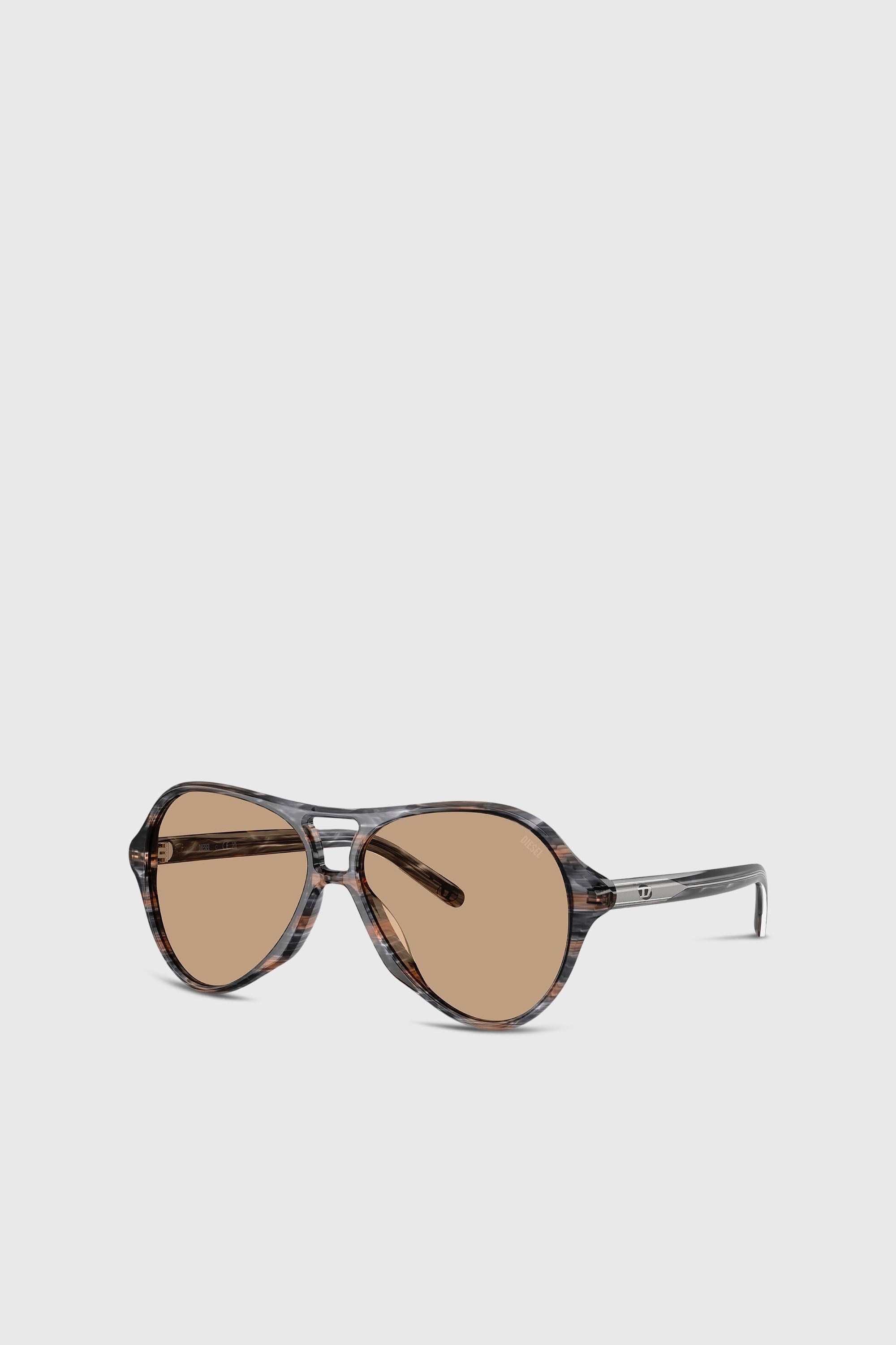 Diesel - 0DL2013U, Lunettes de soleil de mod&egrave;le pilote Mixte in Polychrome - 2