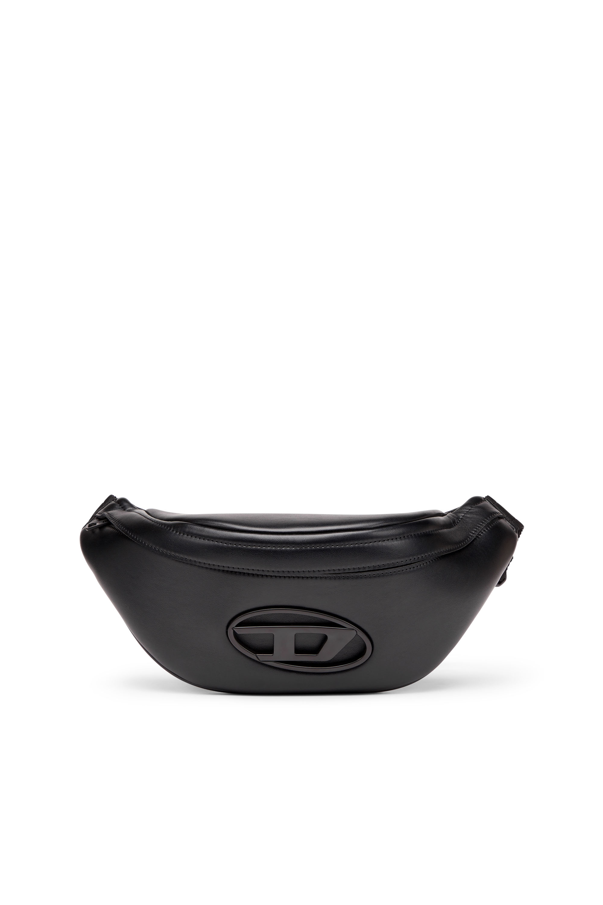 Diesel - HOLI-D BELT BAG M, Holi-D-Sac banane en PU et néoprène Homme in Noir - 1