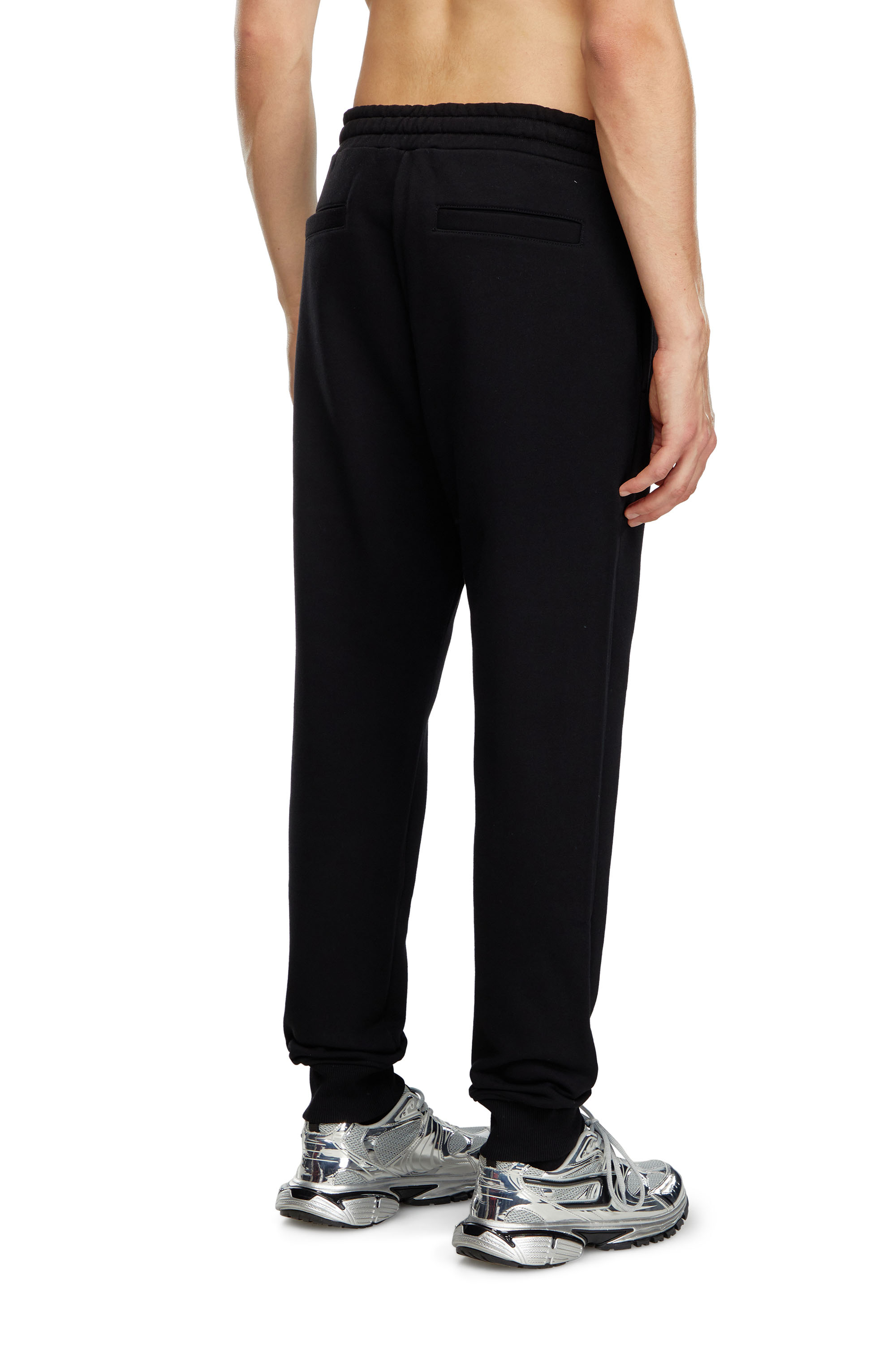 Diesel - P-TARY-DOVAL-PJ, Pantalon de survêtement avec empiècement Oval D Homme in Noir - 3