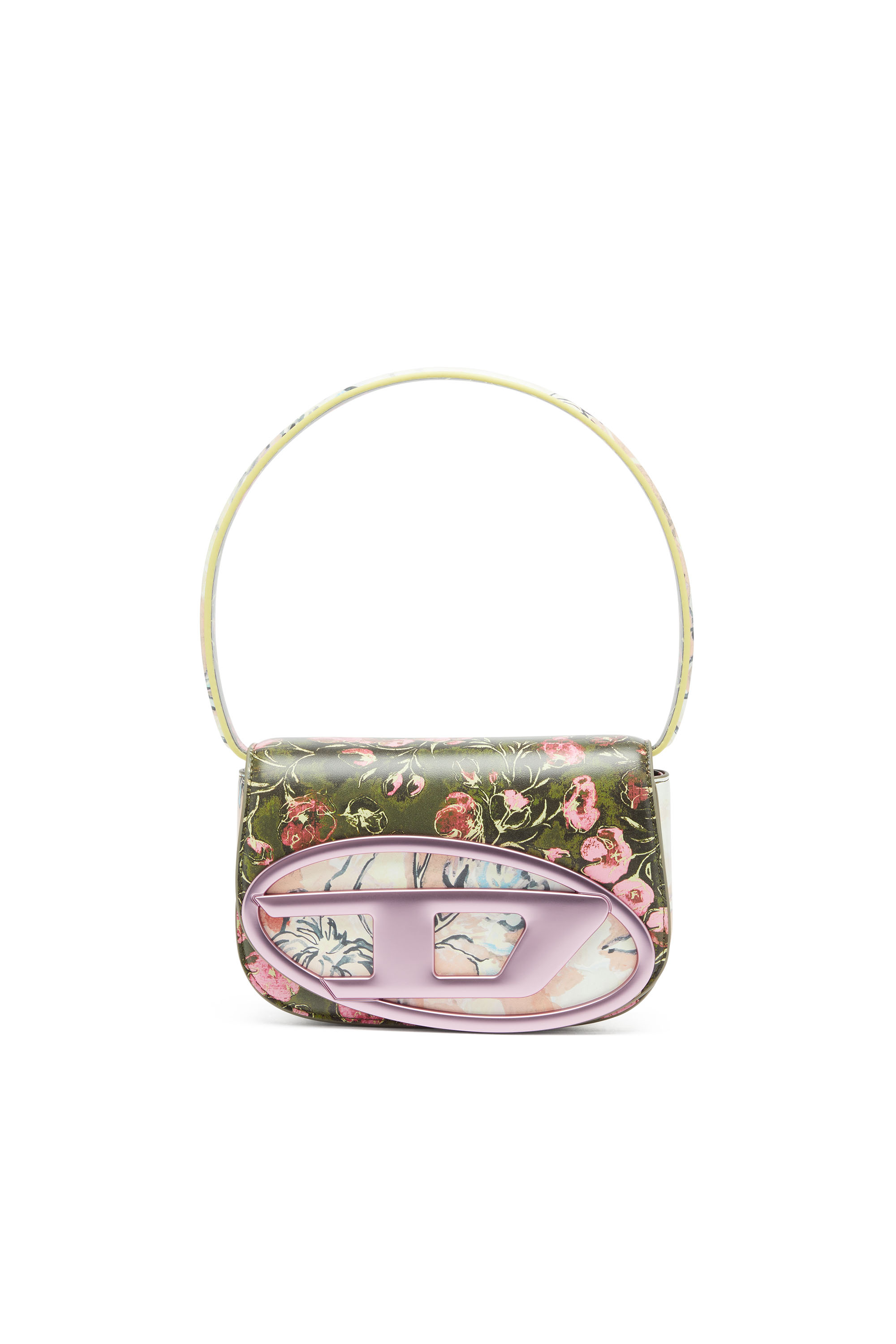 Diesel - 1DR, Woman's 1DR-Iconic shoulder bag with floral print in Multicolor - 1