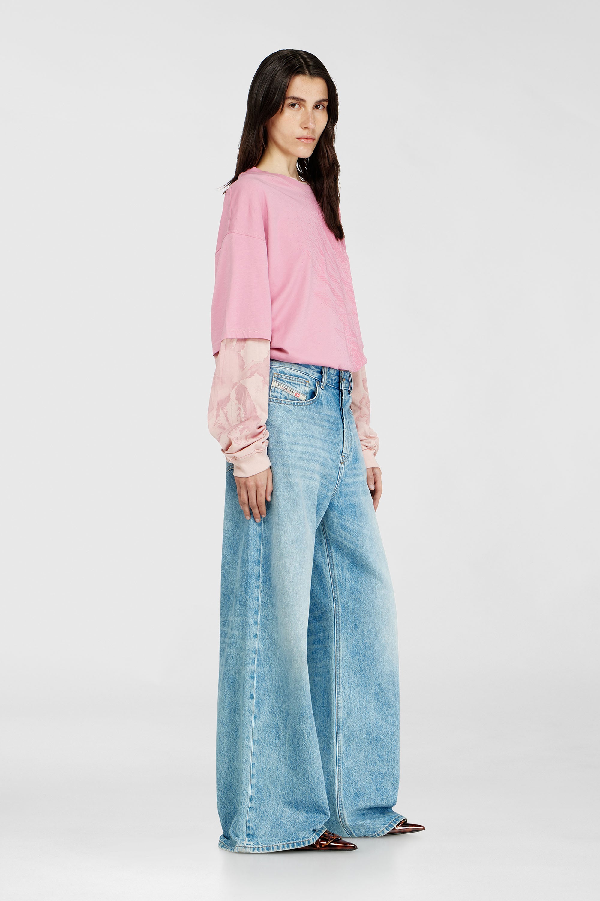 Diesel - Relaxed Jeans 1996 D-Sire 09I29 Unisex, Azul Claro - 2