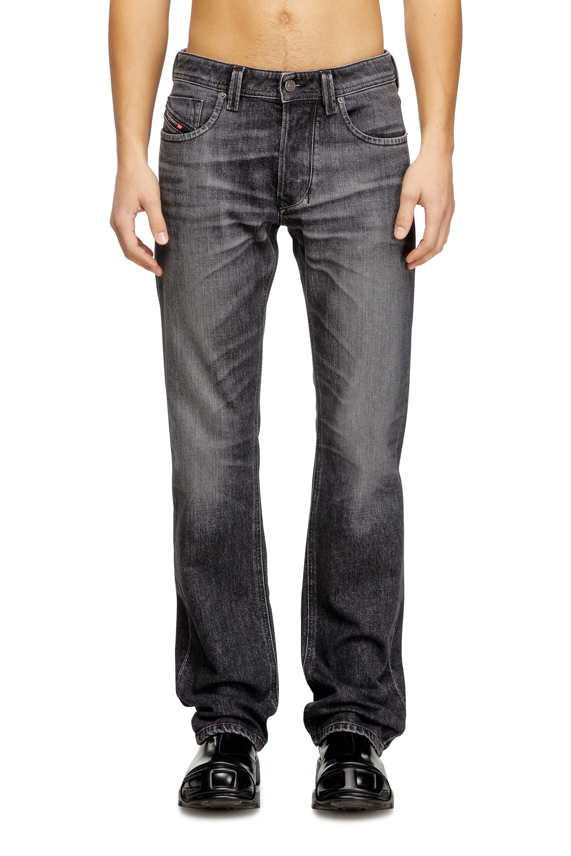 Diesel - Male's Regular Jeans 1985 Larkee 09N49, Grey - 1