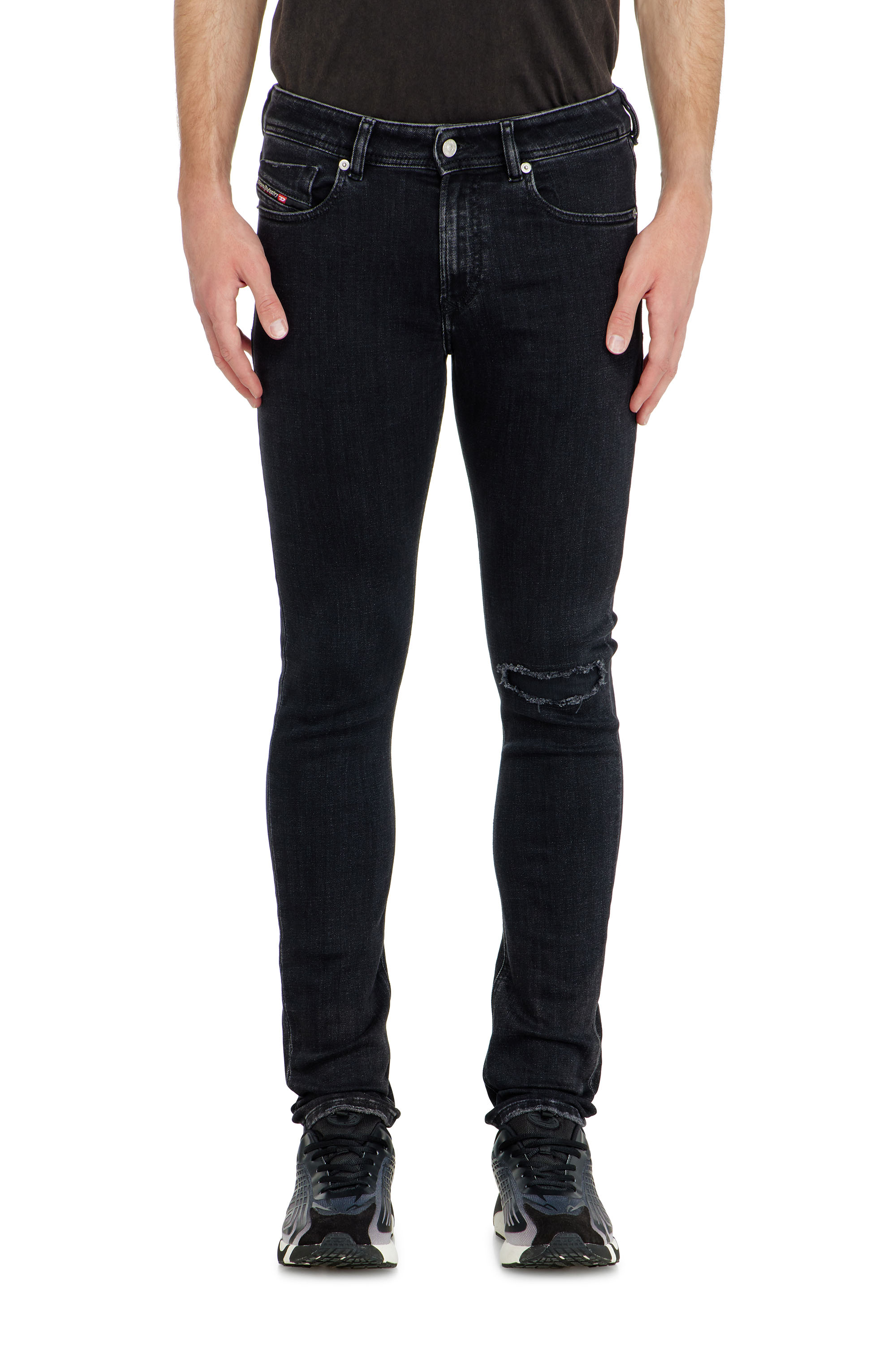 Diesel - Male's Skinny Jeans 1979 Sleenker 09P74, Black/Dark Grey - 4