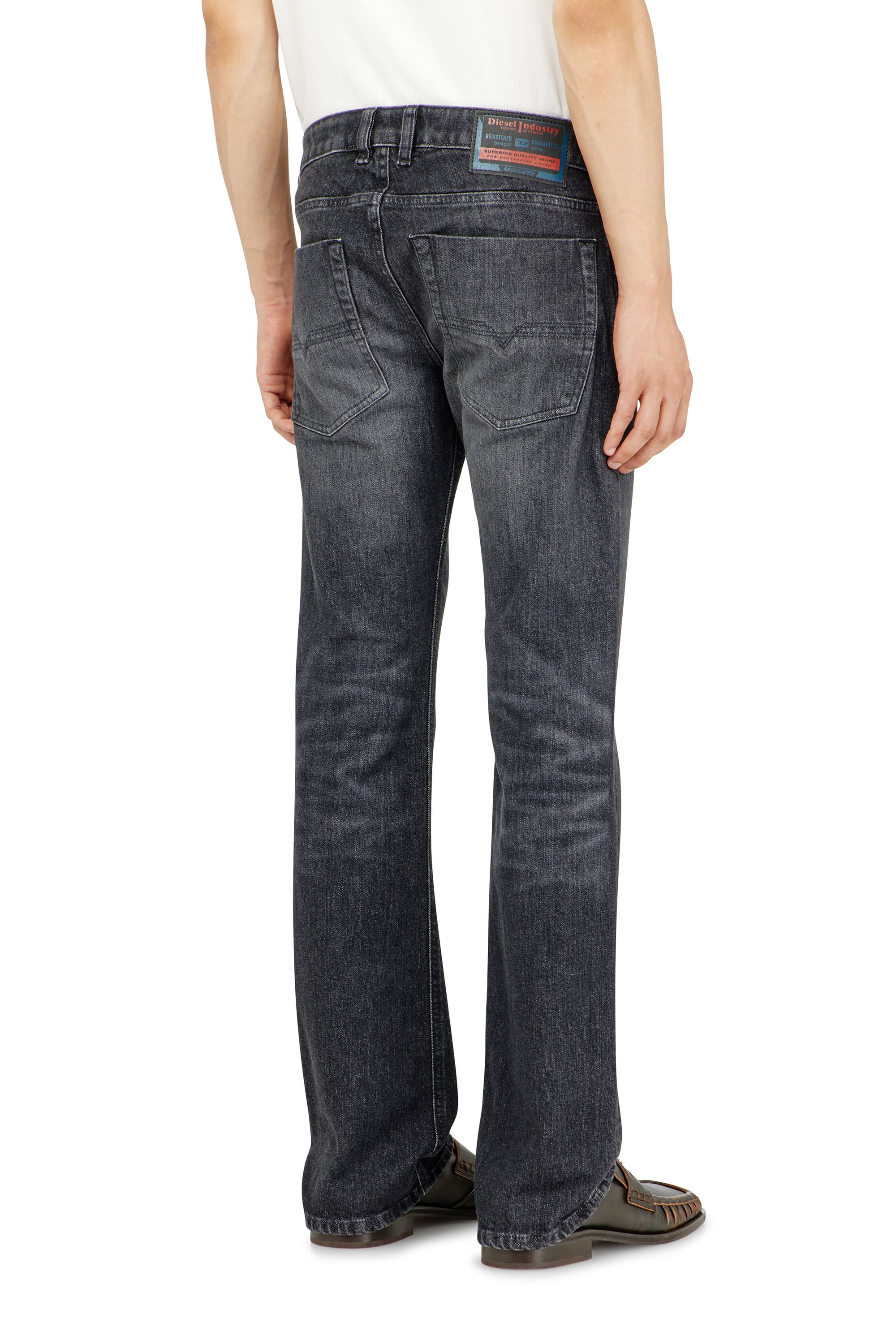 Diesel - Bootcut Jeans 2007 Zatiny 09N48 Homme, Noir/Gris fonc&eacute; - Image 5