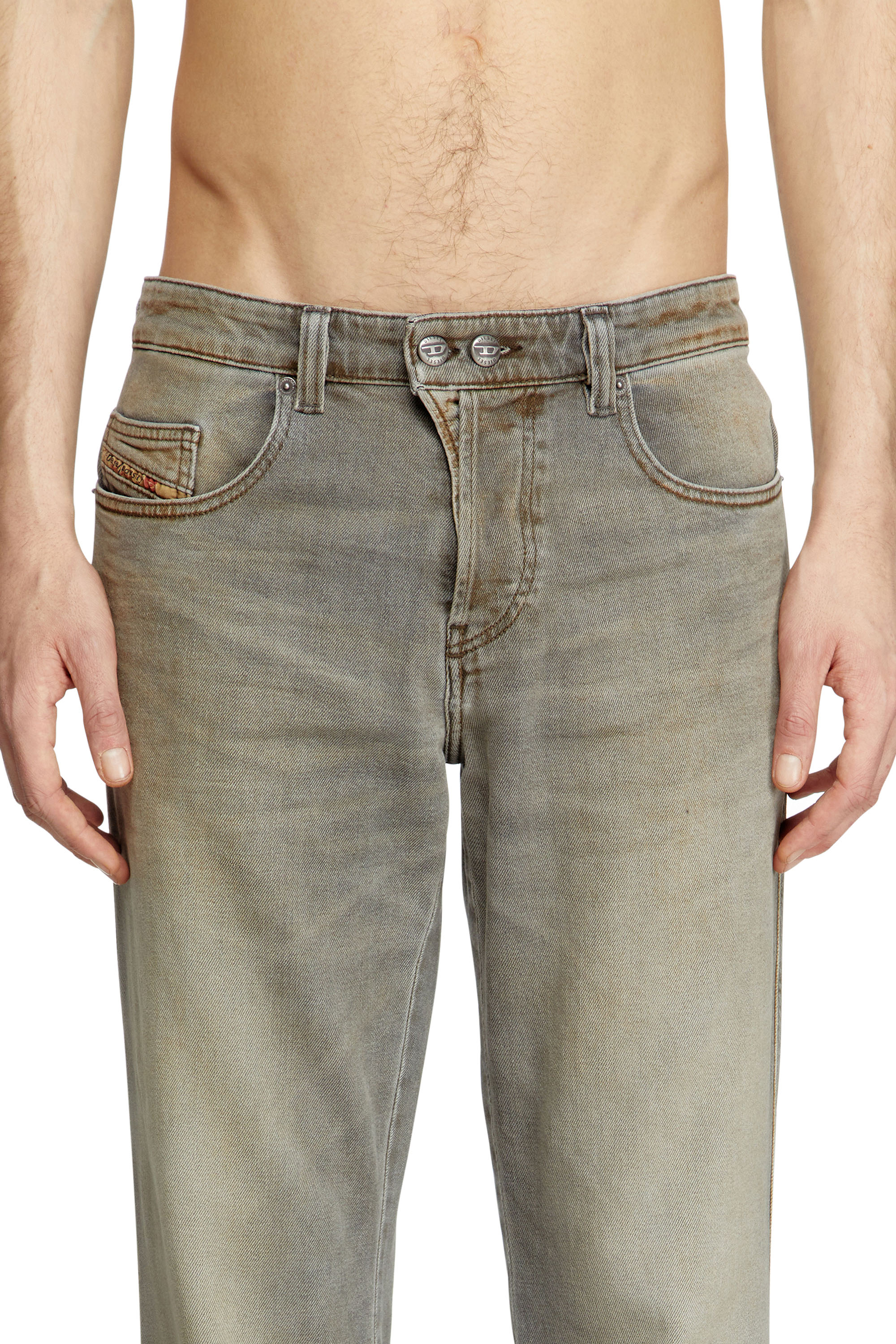 Diesel - Man's Bootcut Jeans 1998 D-Buck 09L37, Light Grey - 4