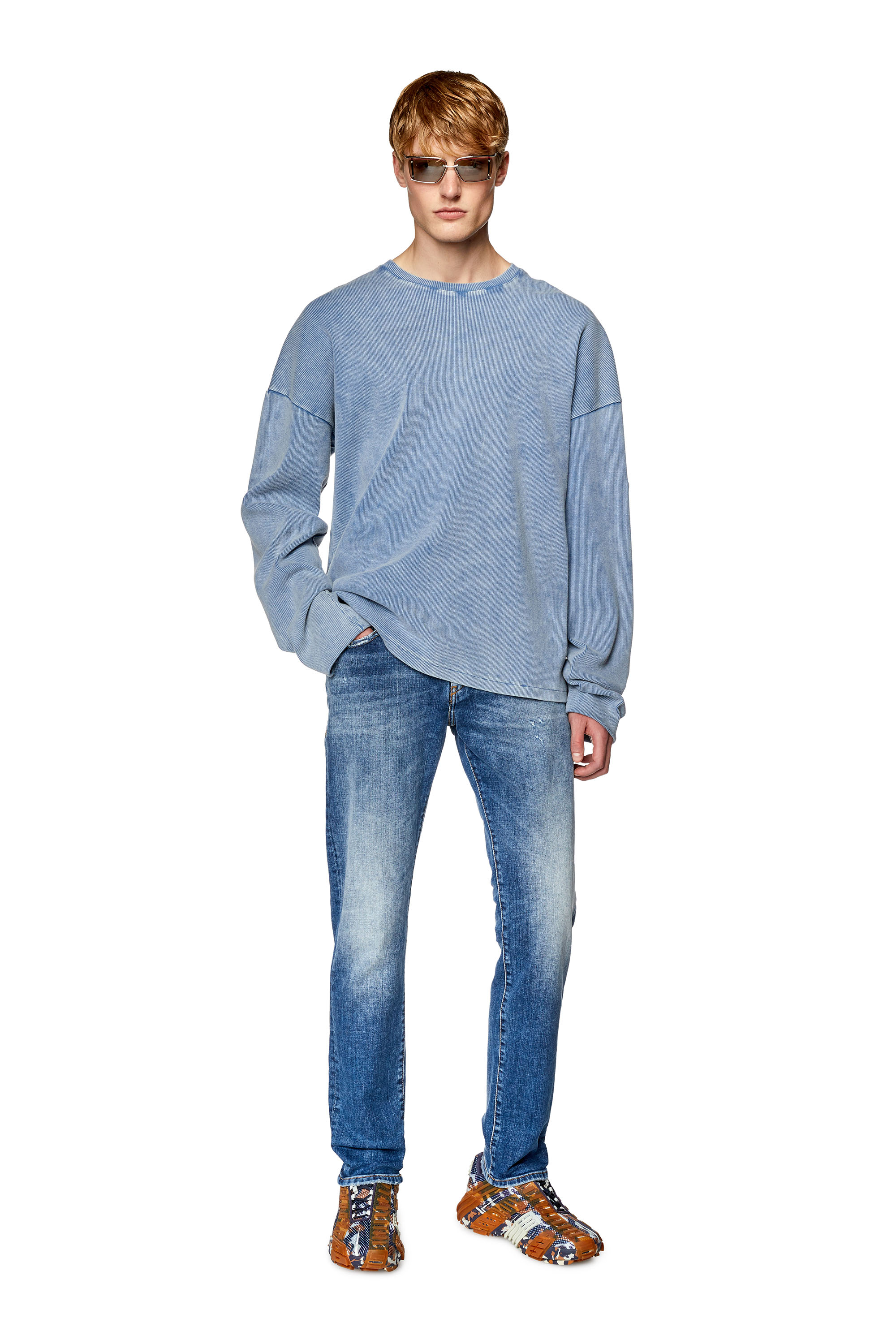 Diesel - Man's Slim Jeans 2019 D-Strukt 09G32, Medium blue - 4