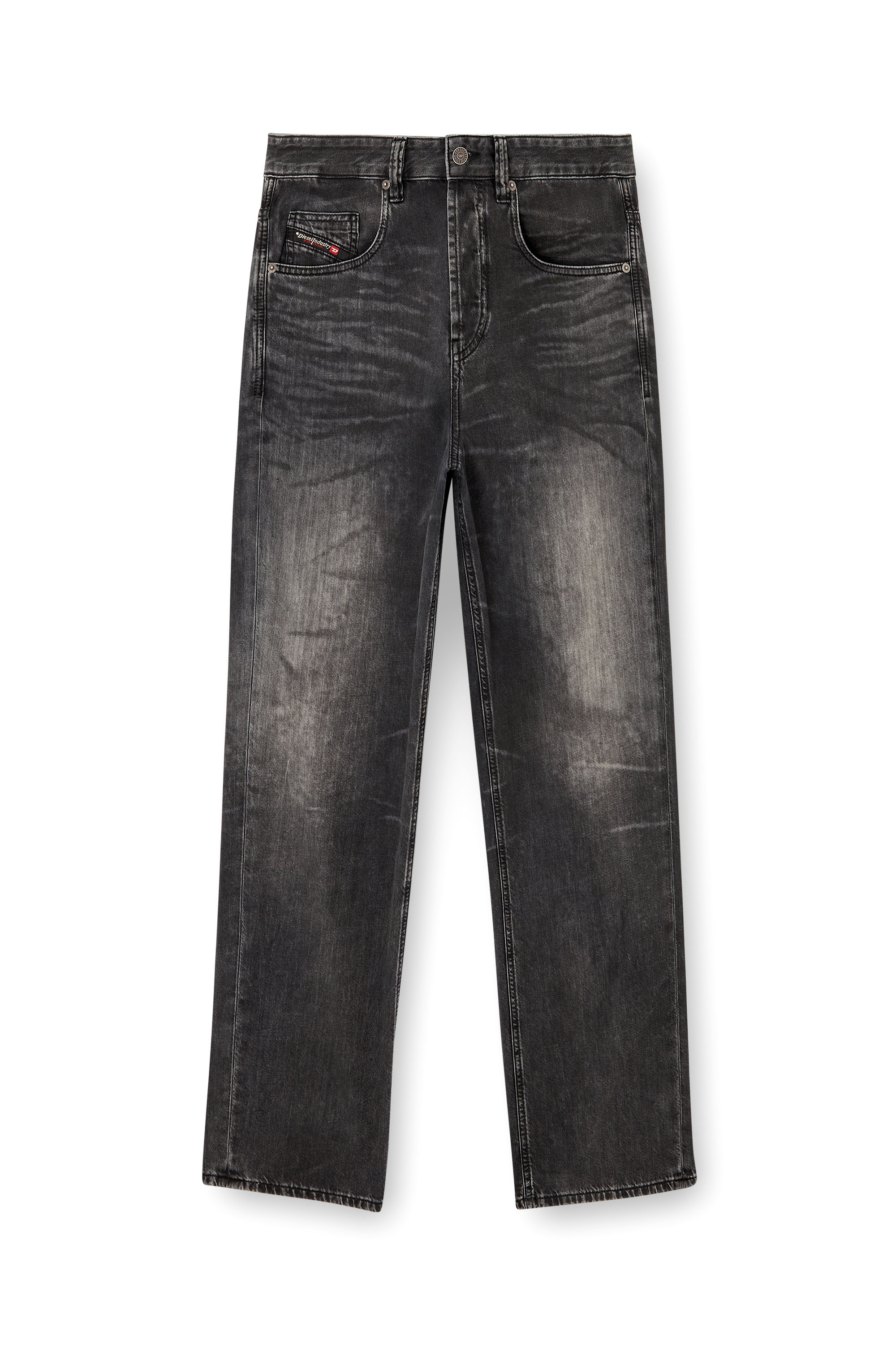 Diesel - Relaxed Jeans 2001 D-Macro 0CEBC Homme, Noir/Gris foncé - Image 1
