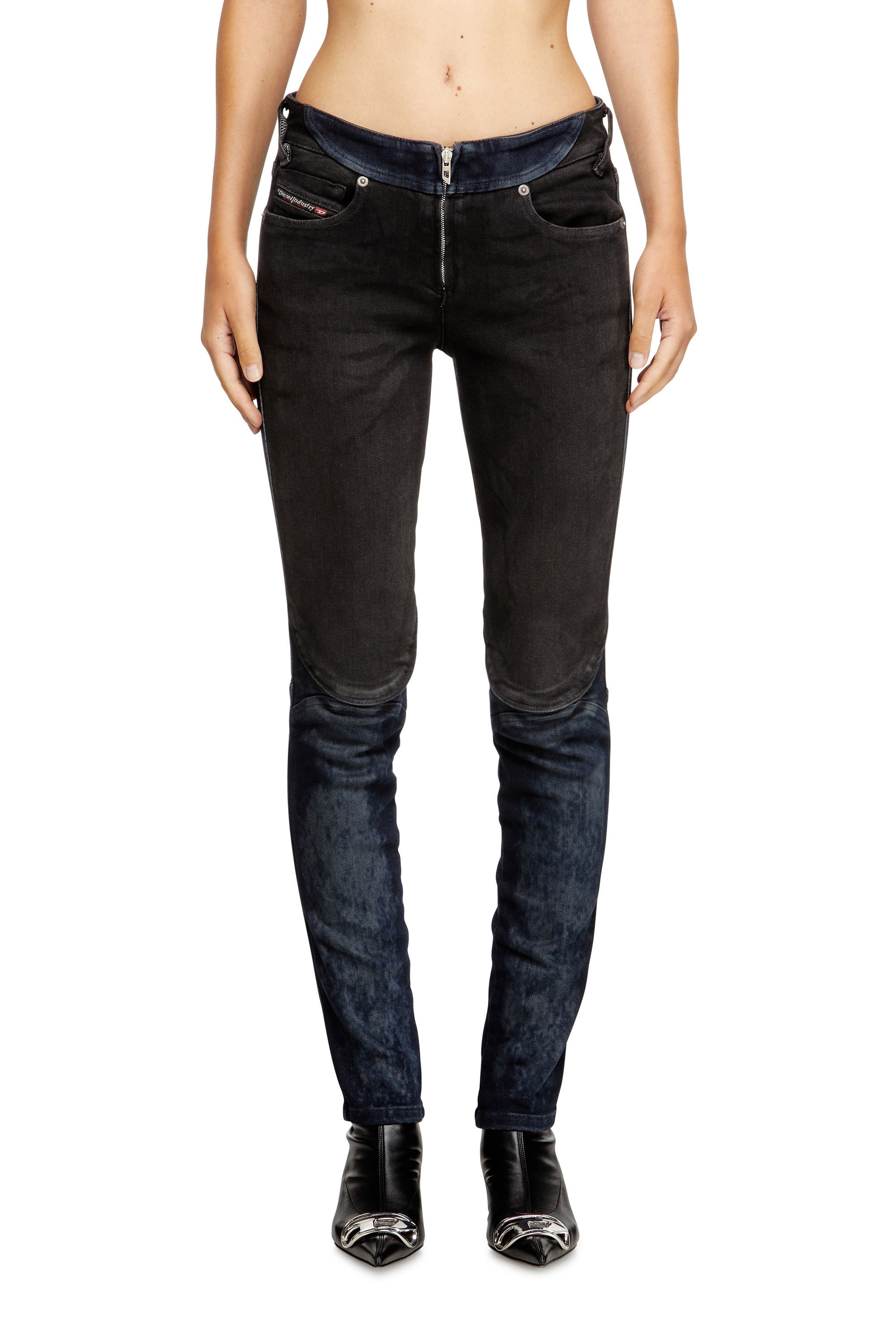 Slim Jeans D-Bikee 09M92, Dark Blue Diesel - Female's Slim Jeans D-Bikee 09M92, Dark Blue - 3