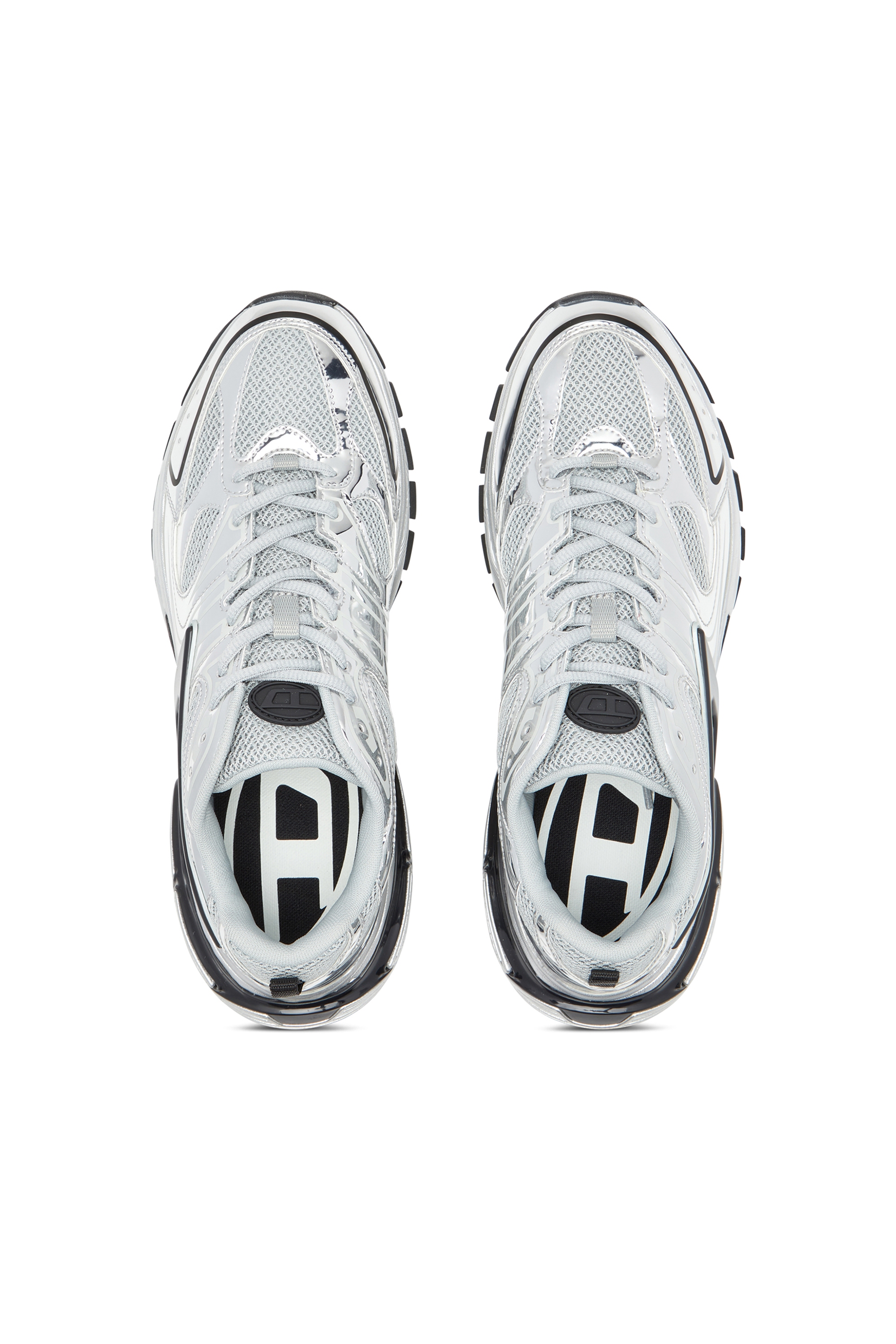 ドロヘドロ   ⭕️Serendipity⭕️ Men's S-Serendipity-Mesh sneakers with metallic overlays