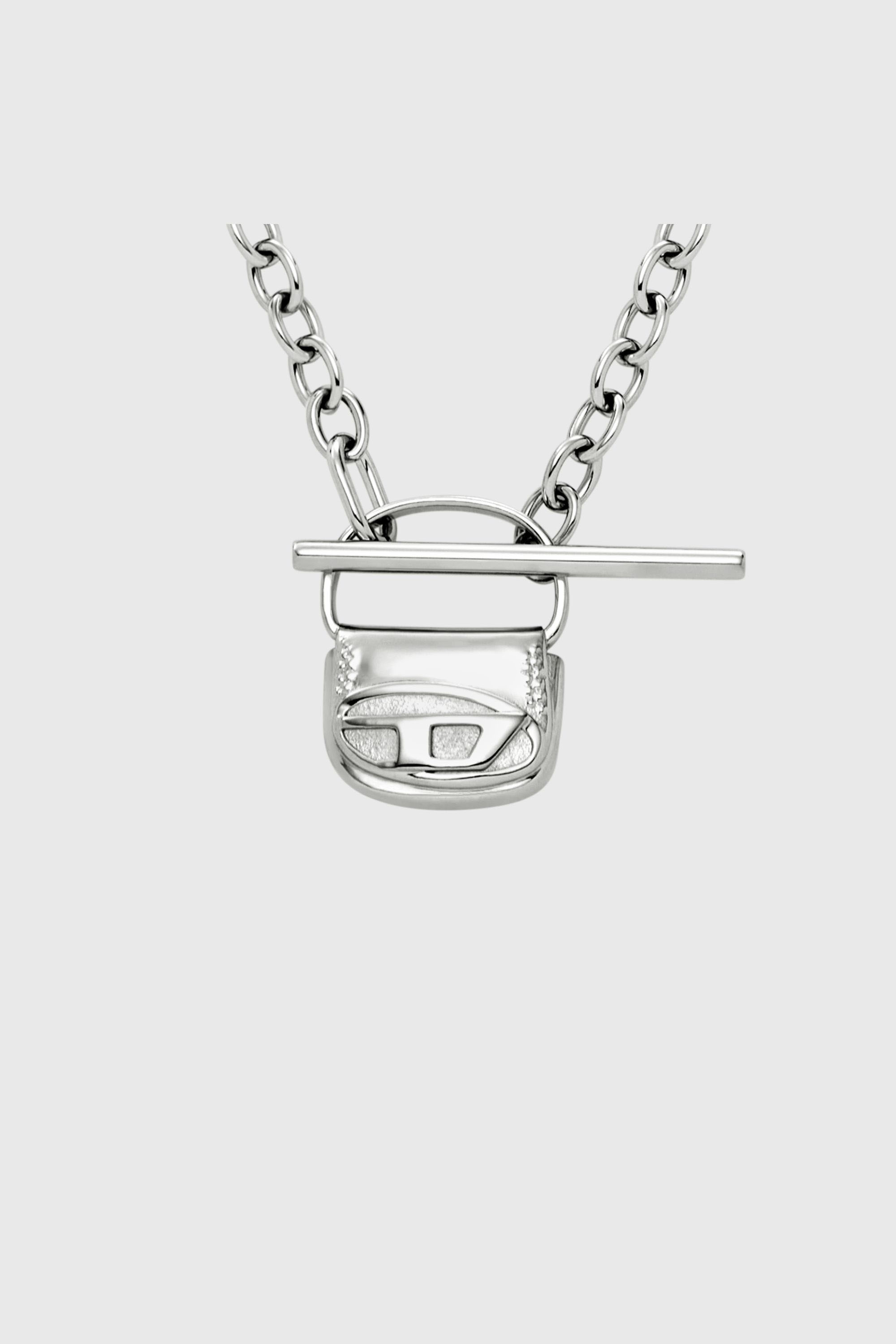 Diesel - DX1593040 JEWEL, Collar de acero inoxidable Unisex in Plateado - 2