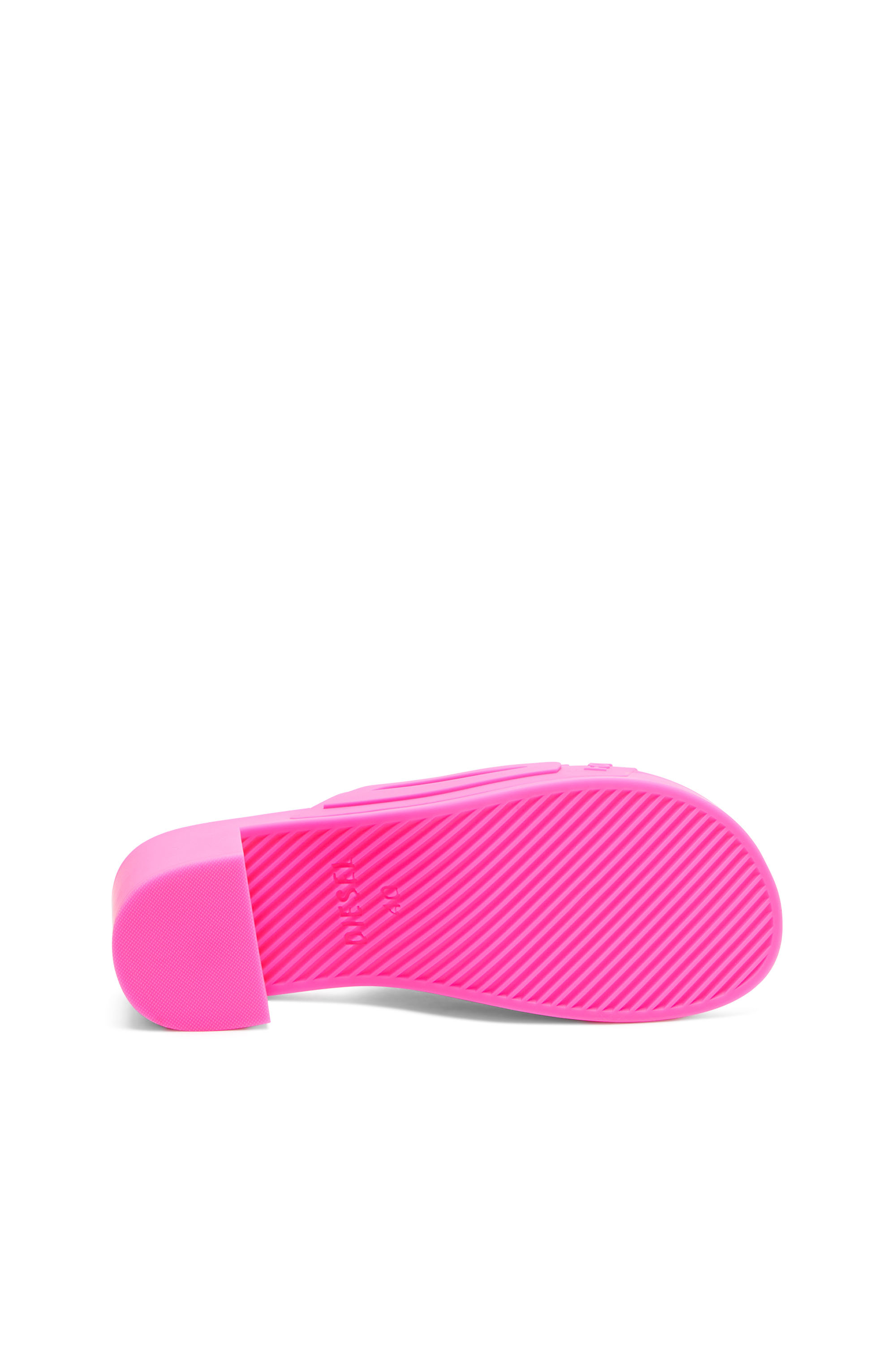 SA-PAMELA H Woman: Heeled neon rubber pool slides | Diesel SA-PAMELA H Woman: Heeled neon rubber pool slides | Diesel