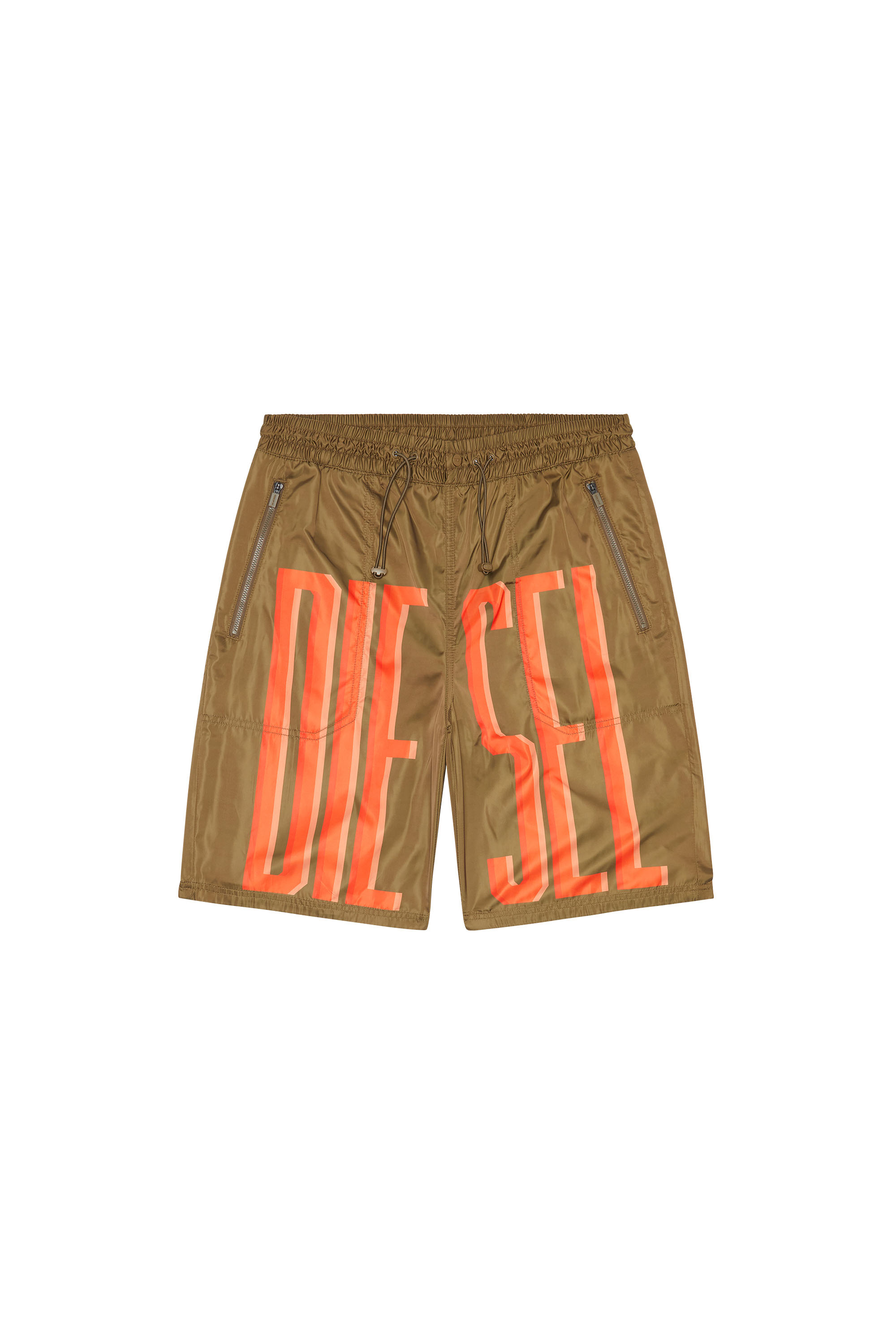 Shorts with maxi lettering