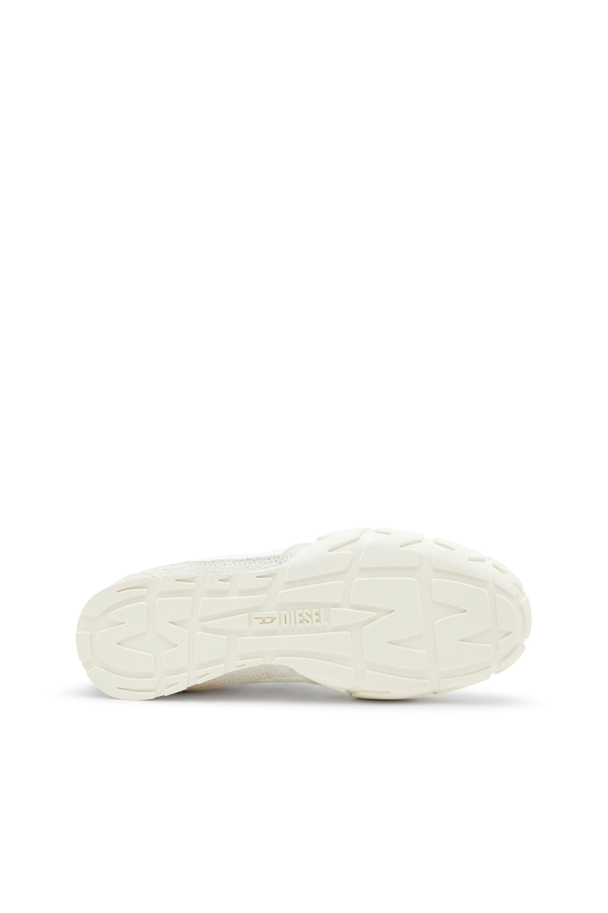 Diesel - S-PAGODHA LOW W, Female's S-Pagodha-Sneakers in leather, suede and ripstop in White/Red - 4