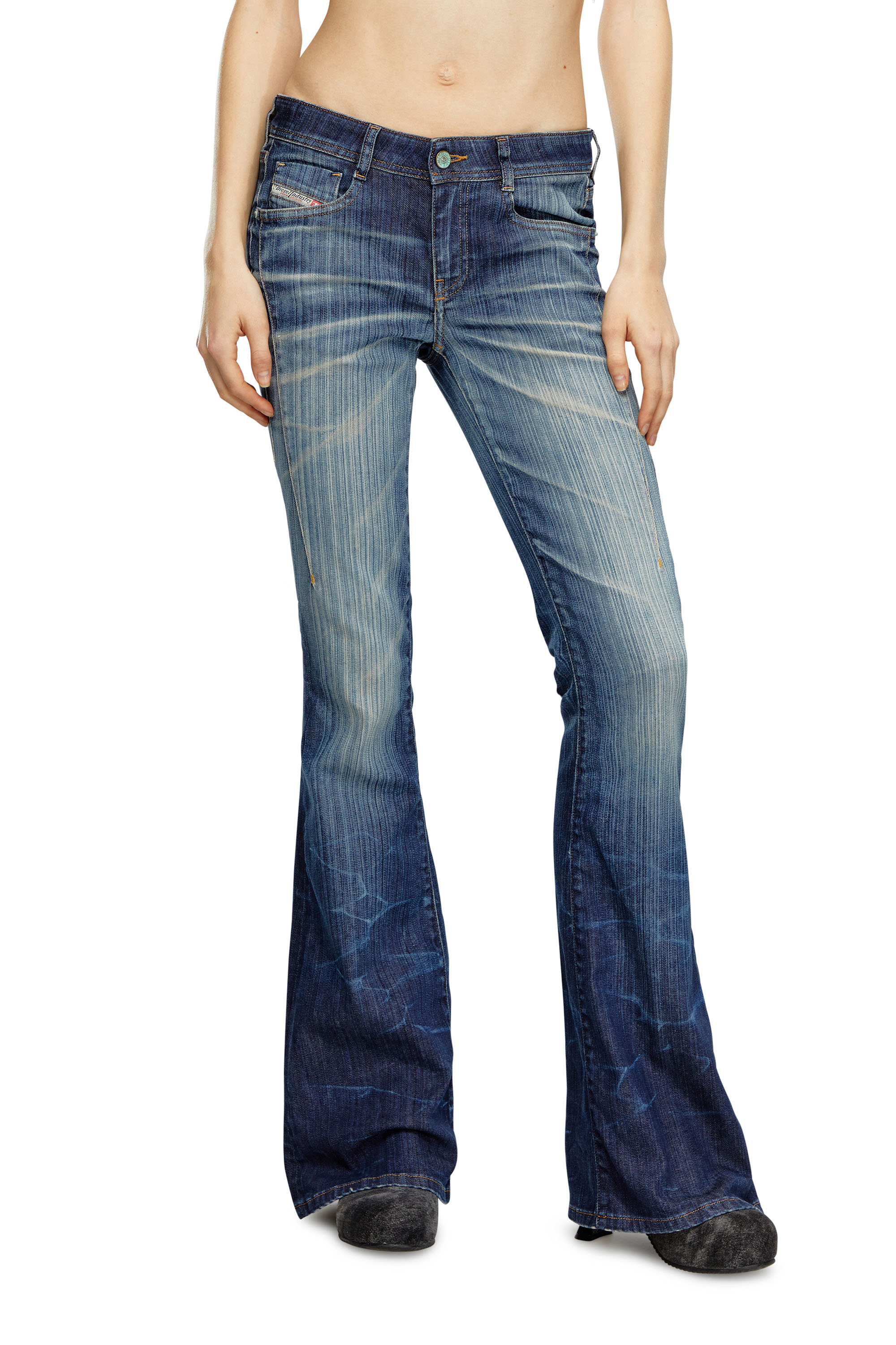 Diesel - Bootcut Jeans 1969 D-Ebbey 09I03 Mujer, Azul Oscuro - 1