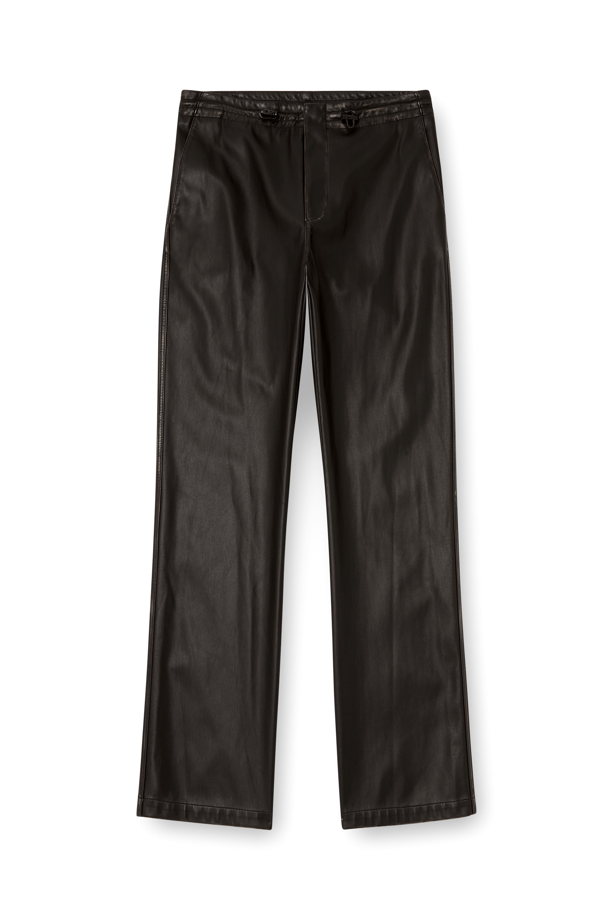 Diesel - P-RIVERS, Pantalon en tissu technique traité Homme in Noir - 4