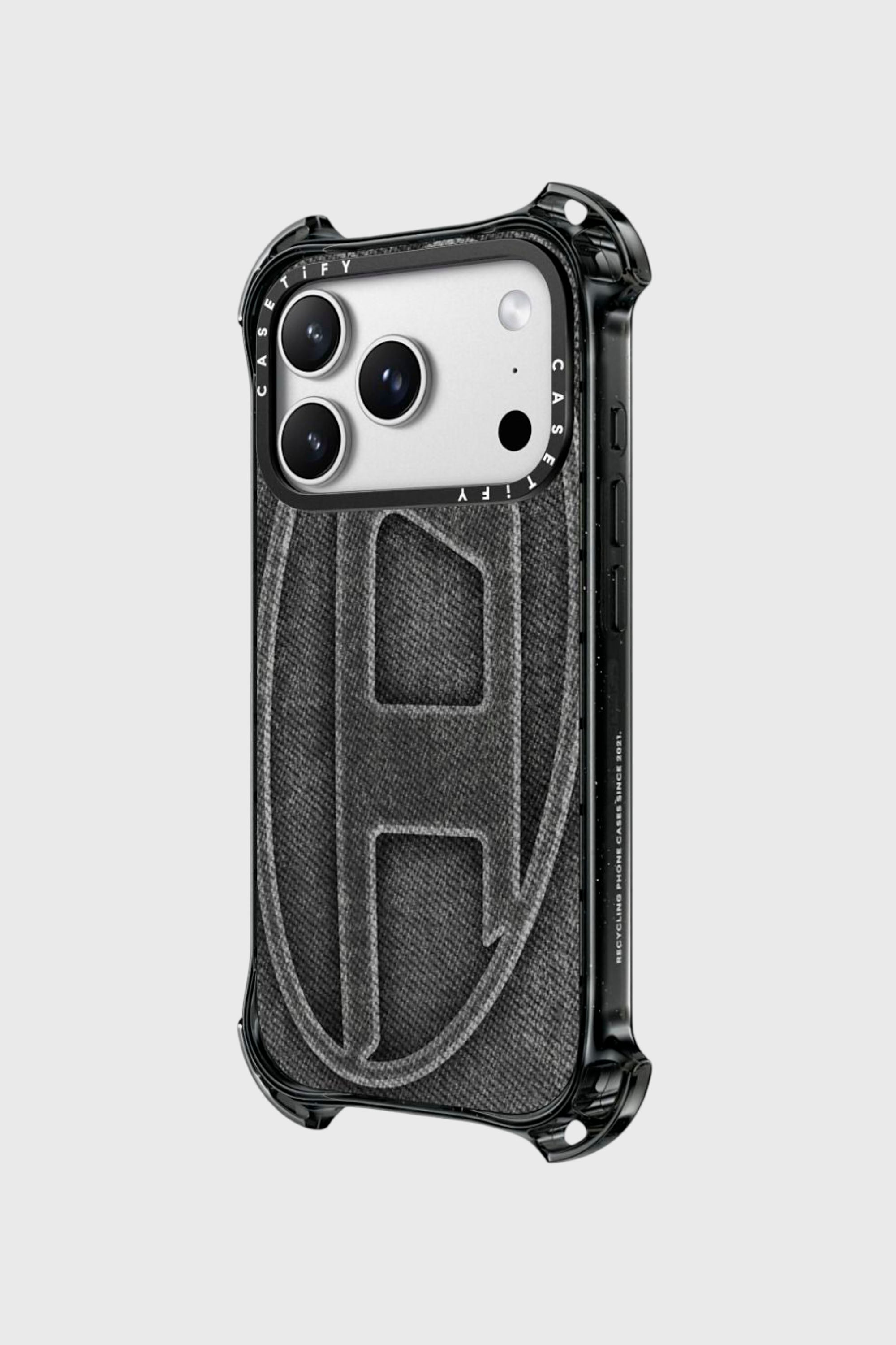 Diesel - 60591 MOULDED CASE, Unisex's Oval D bounce case for iPhone 17 Pro in Black - 2