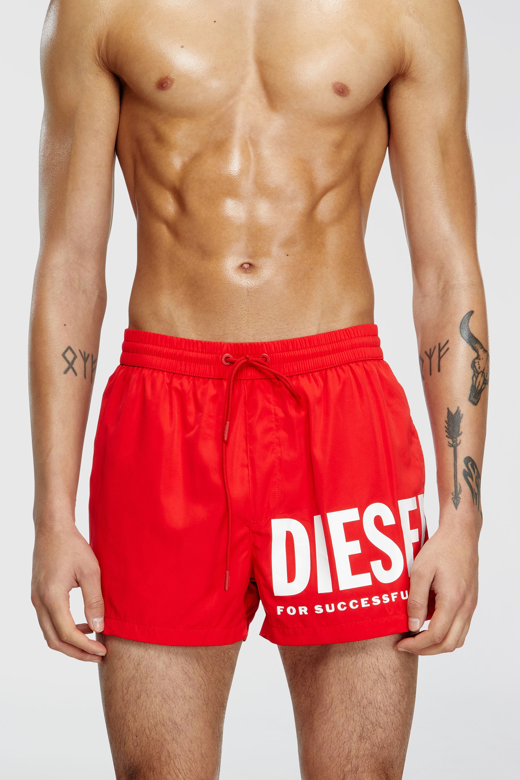 Diesel - MARIO-34-D-CORE, Ba&ntilde;ador corto con estampado de logotipo Hombre in Multicolor - 1
