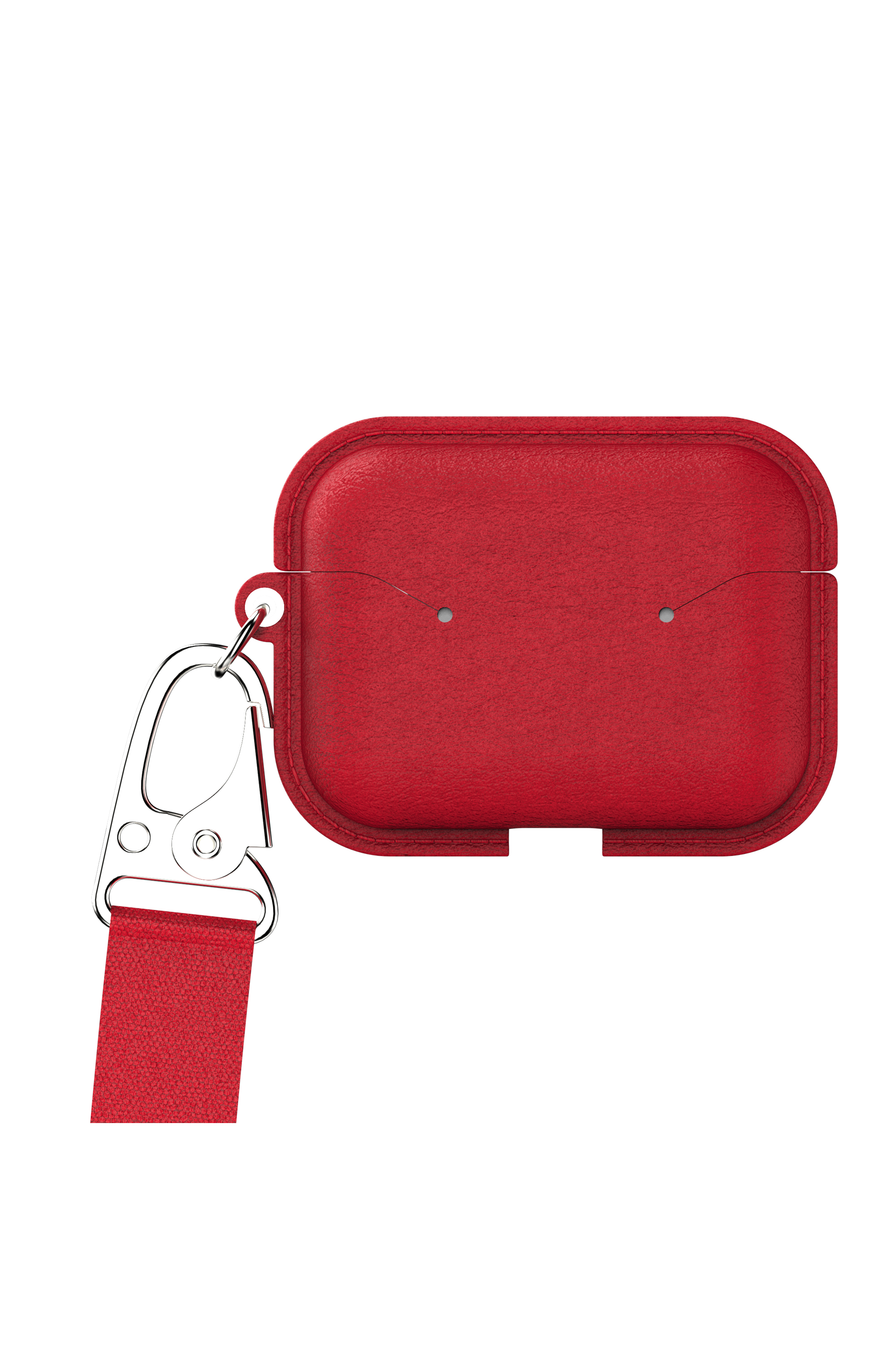 Diesel - 49860 AIRPOD CASE AIRPODS CASE, Estuche de cuero por Airpods Pro Unisex in Rojo - 2