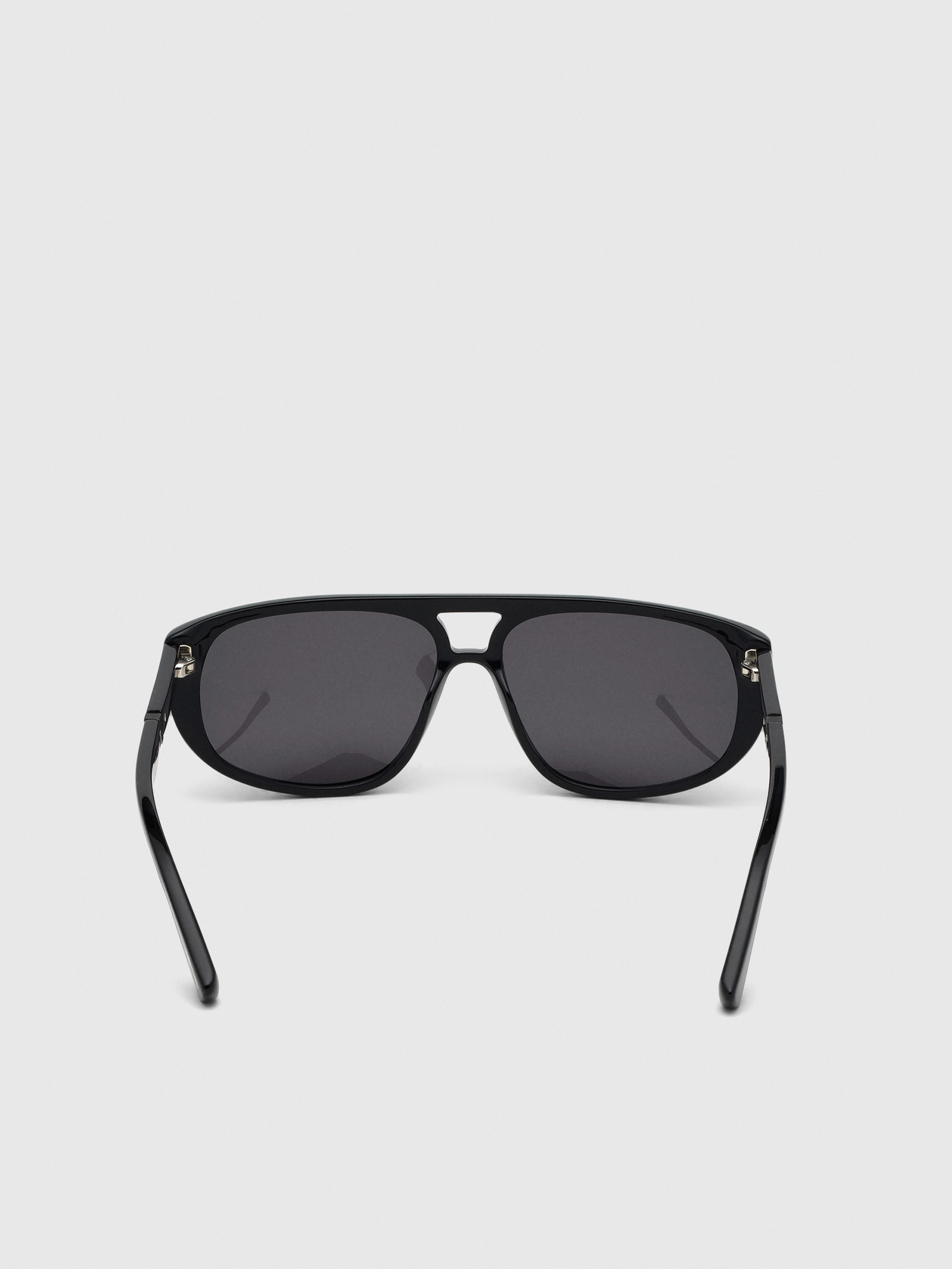 Diesel - DL0300, Man's Navigator sunglasses in acetate in Black - 5