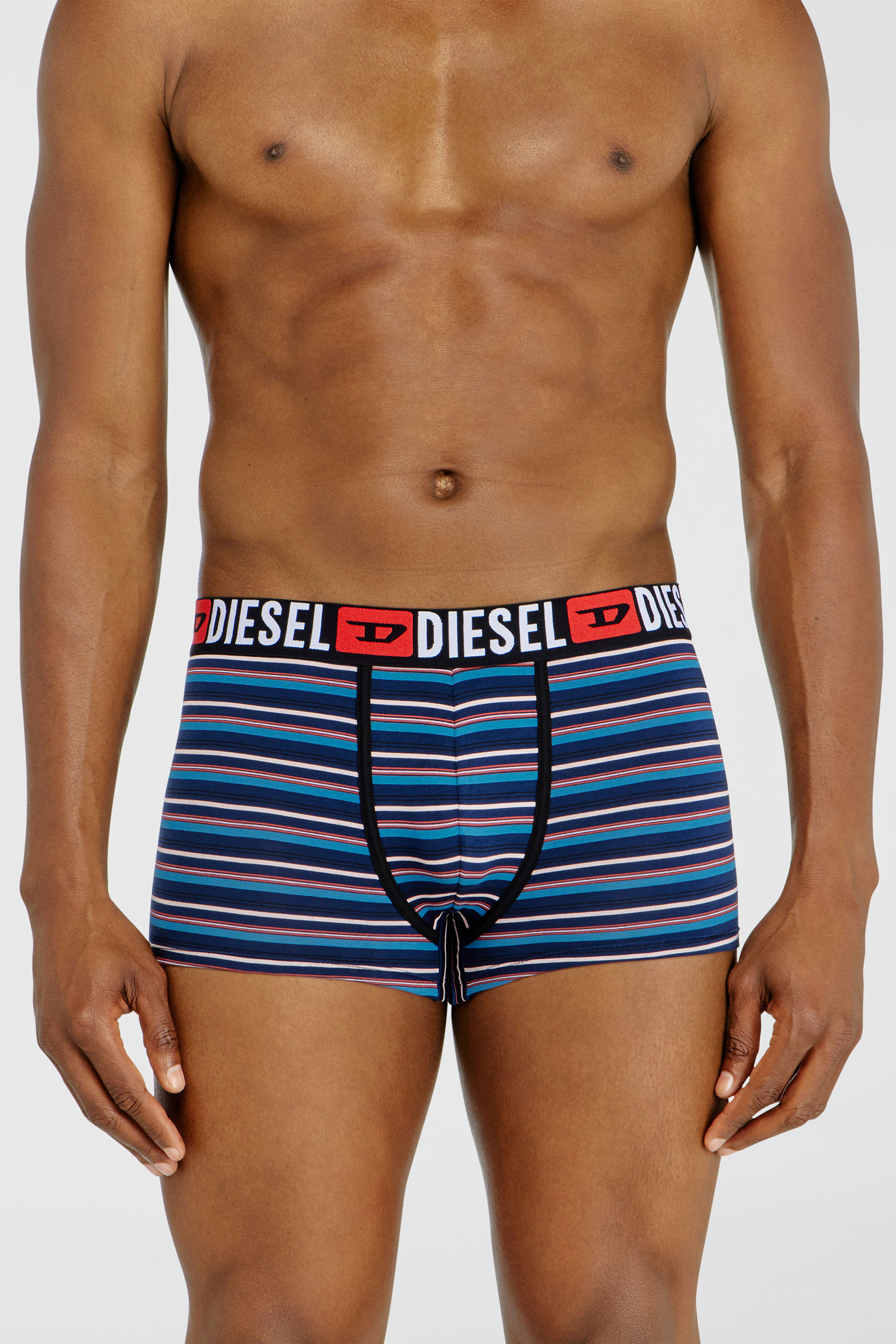 3-pack of stretch cotton trunks with stripes