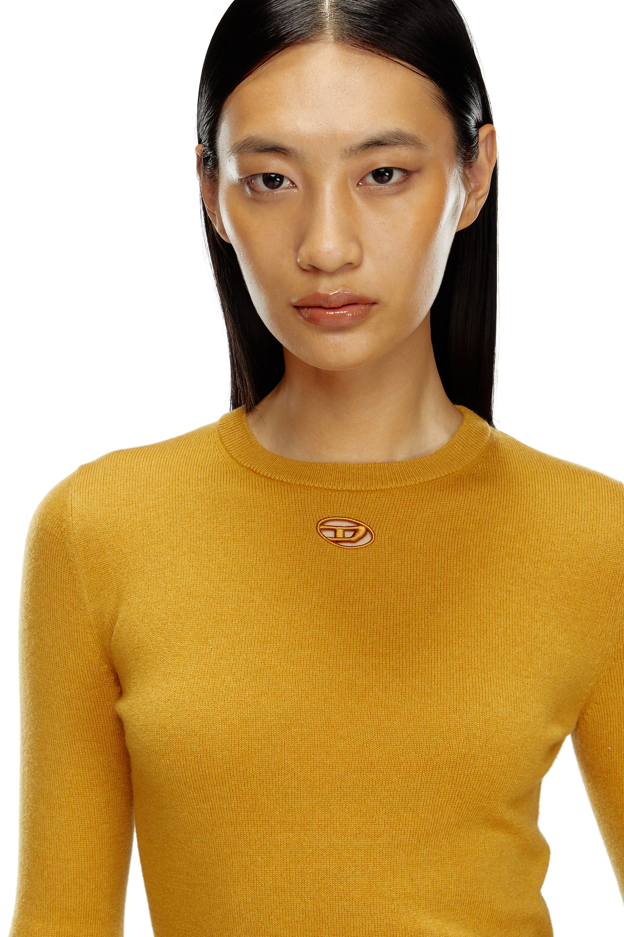 Diesel - M-AREESAX, Woman's Wool and cashmere top in Black - 5