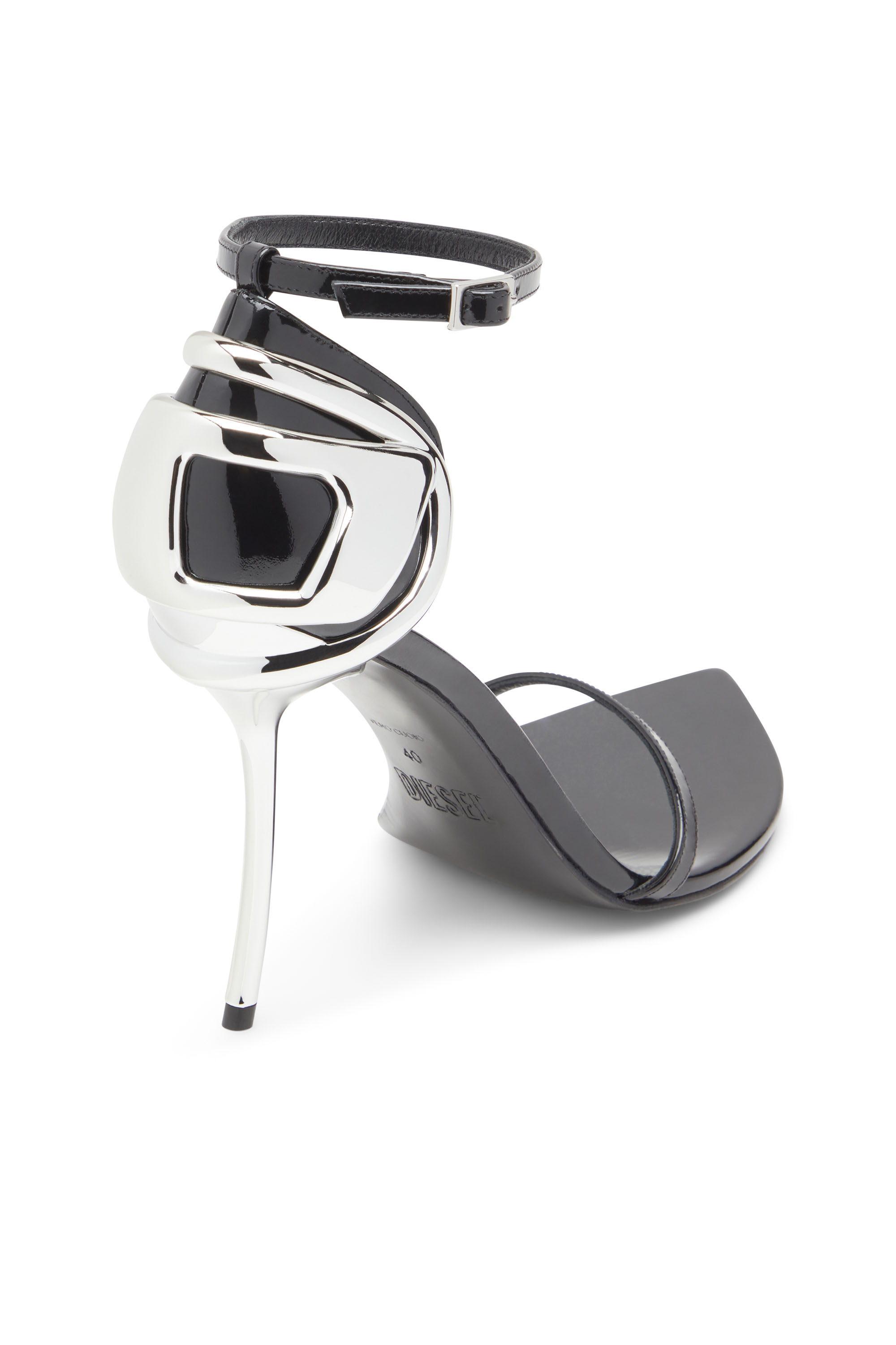 趣味 STANDART #12-30 Women's D-Ten&Half-Stiletto sandals in patent leather and