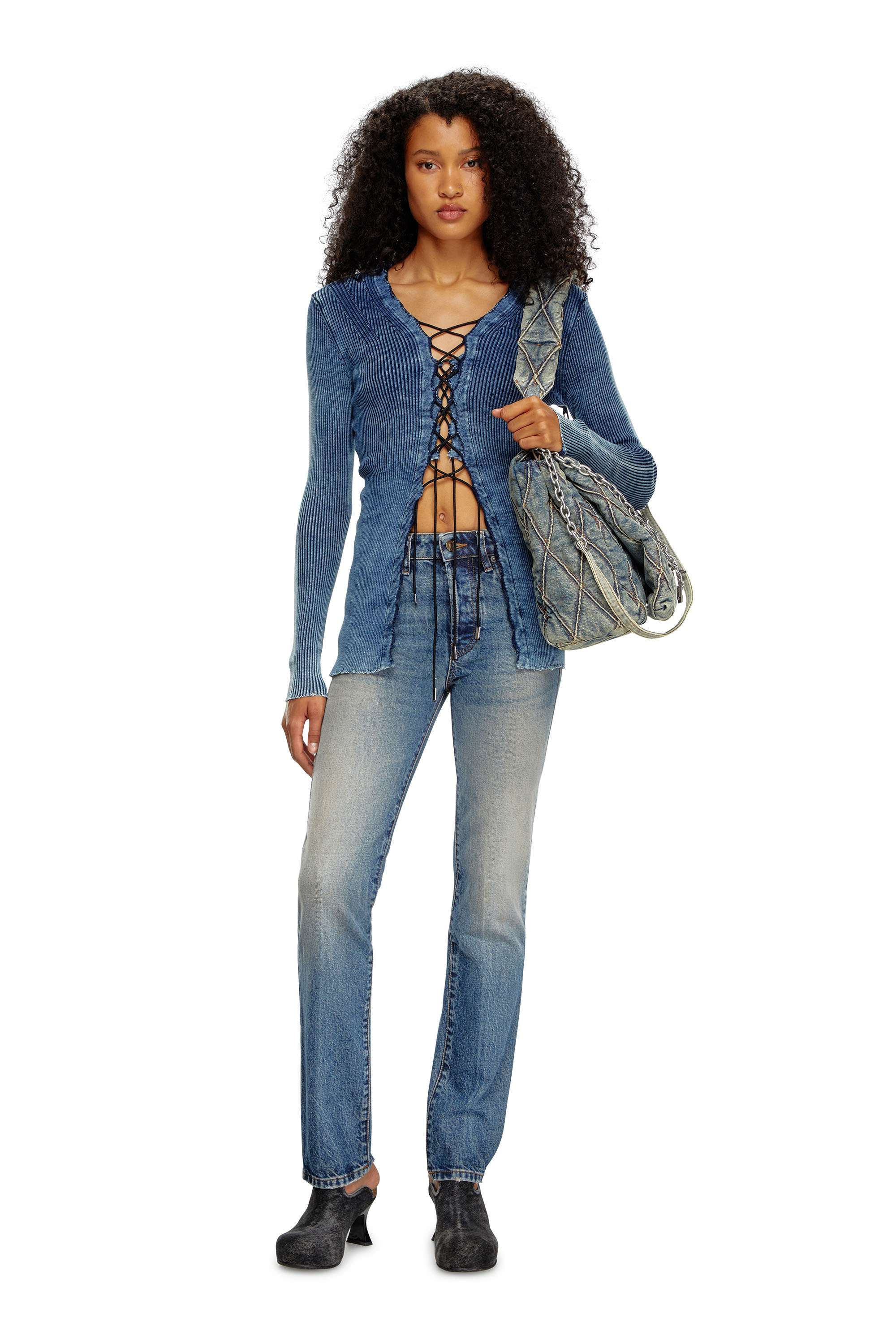 Diesel - Female's Regular Jeans 1989 D-Mine 0GRDH, Medium Blue - 2