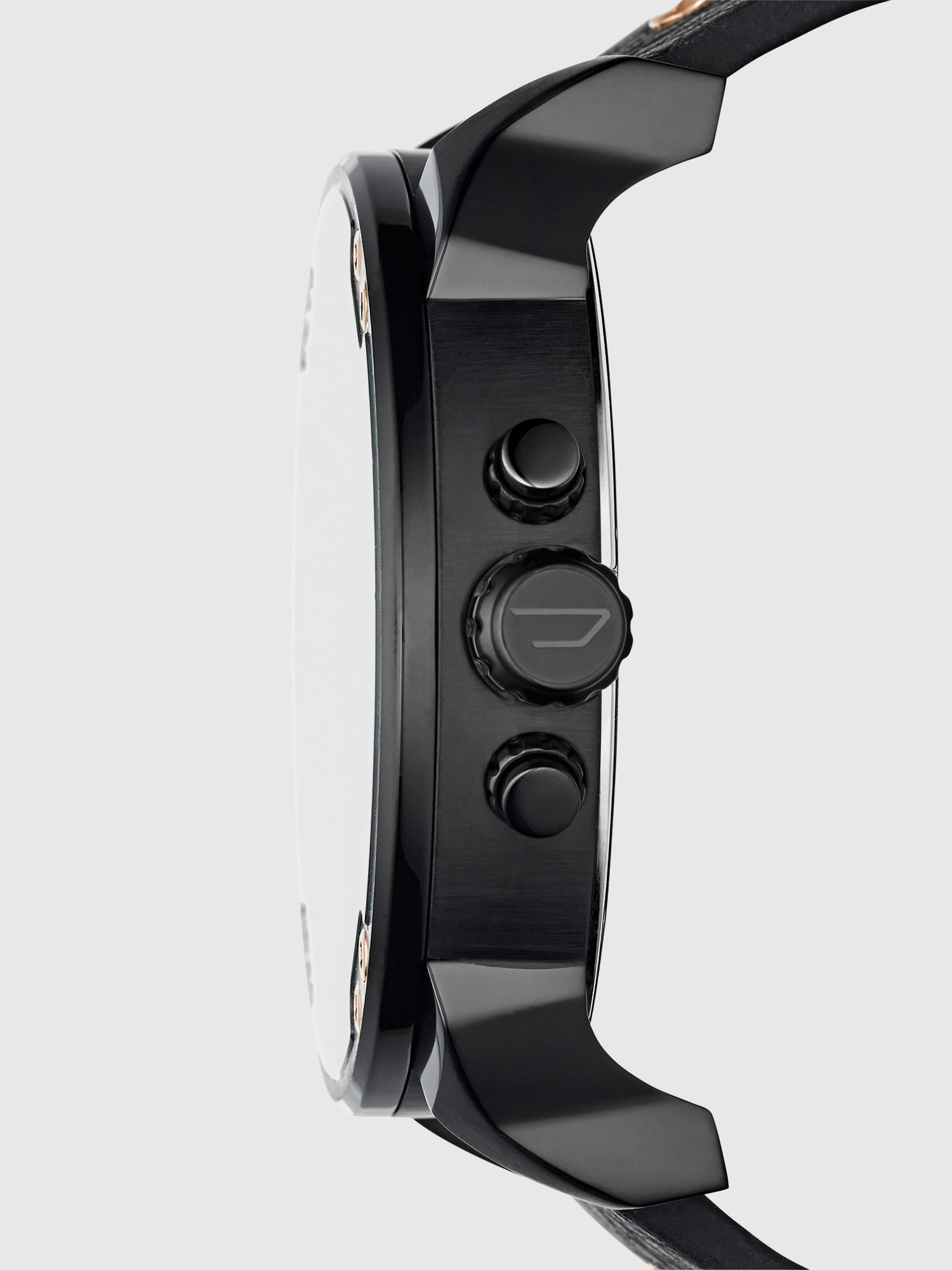 DZ7350 Man: Leather watch with detailed dial | Diesel