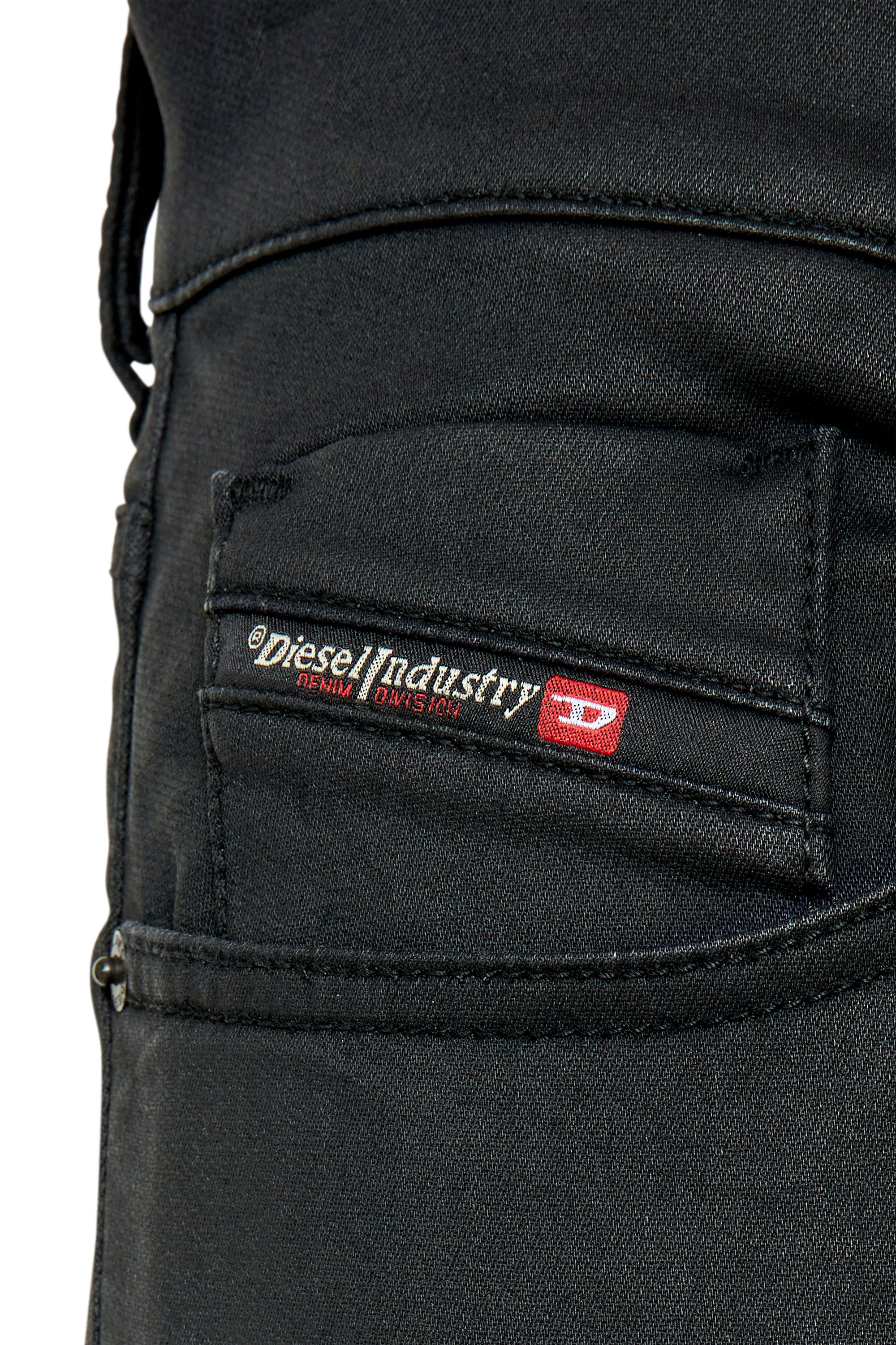 D-STRUKT-Z-NE Man: Slim Black/Dark grey Jeans | Diesel