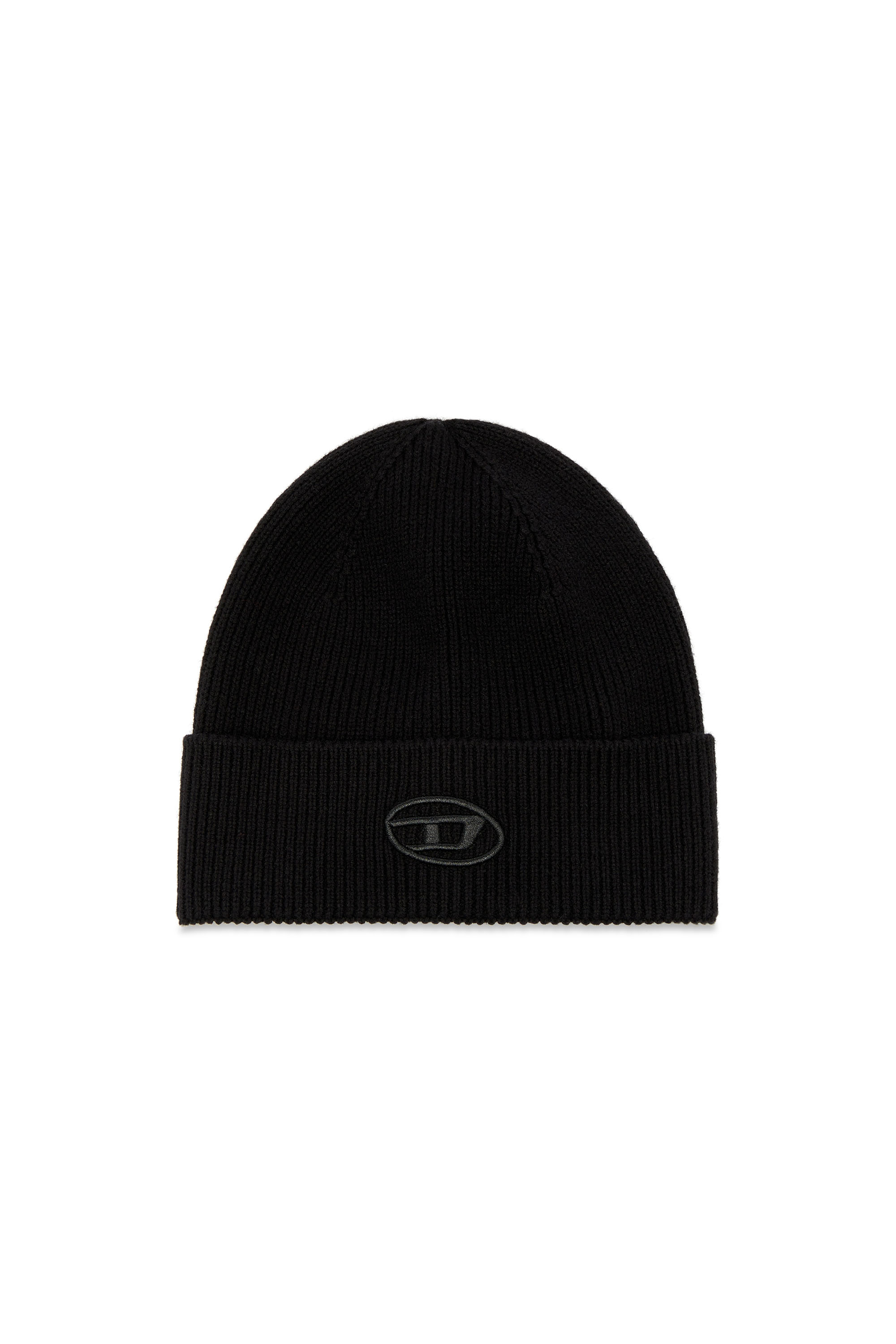 K-CODER-FULLY B: Ribbed beanie with D embroidery | Diesel