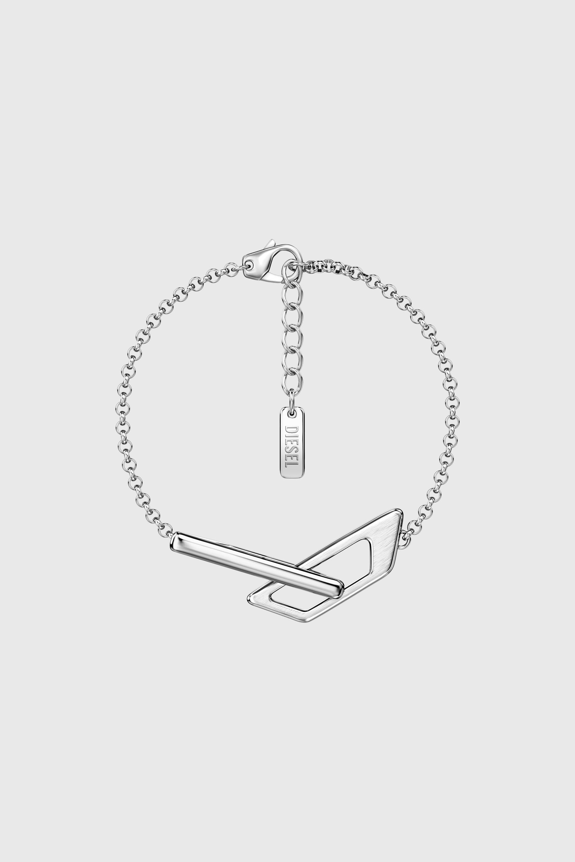 Diesel - DX1726040, Pulsera de cadena de acero inoxidable Unisex in Plateado - 1