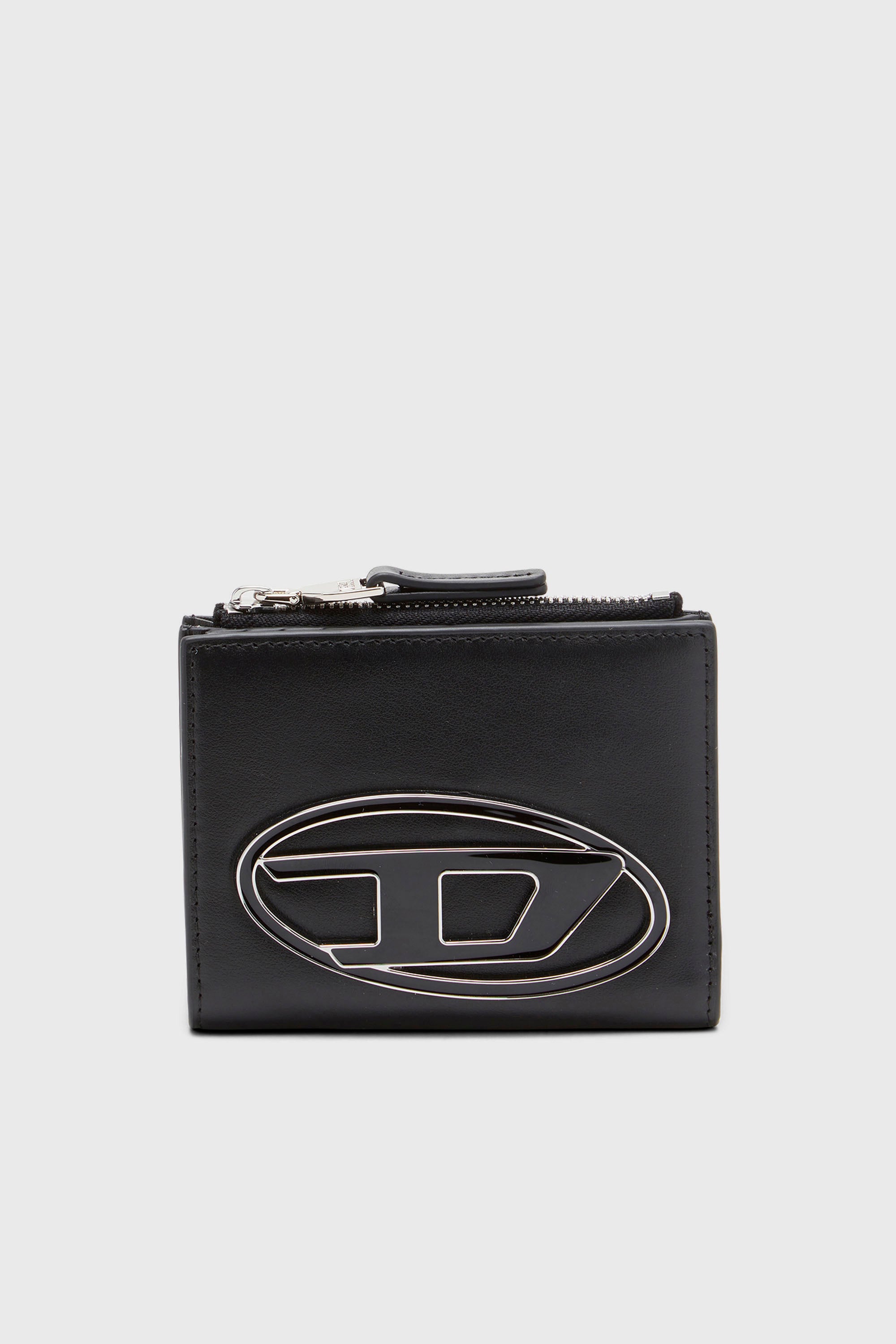 Diesel - 1DR BI-FOLD ZIP II, Tarjetero de cuero Mujer in Negro - 1