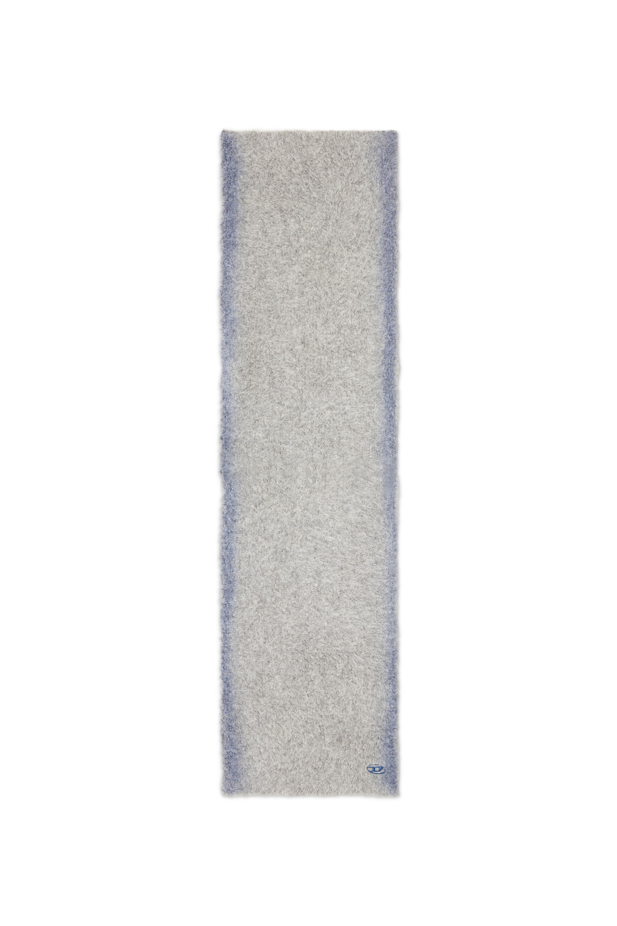 Diesel - K-RINO-SCARF, Unisex's Alpaca-blend scarf with sprayed effect in Grey - 2