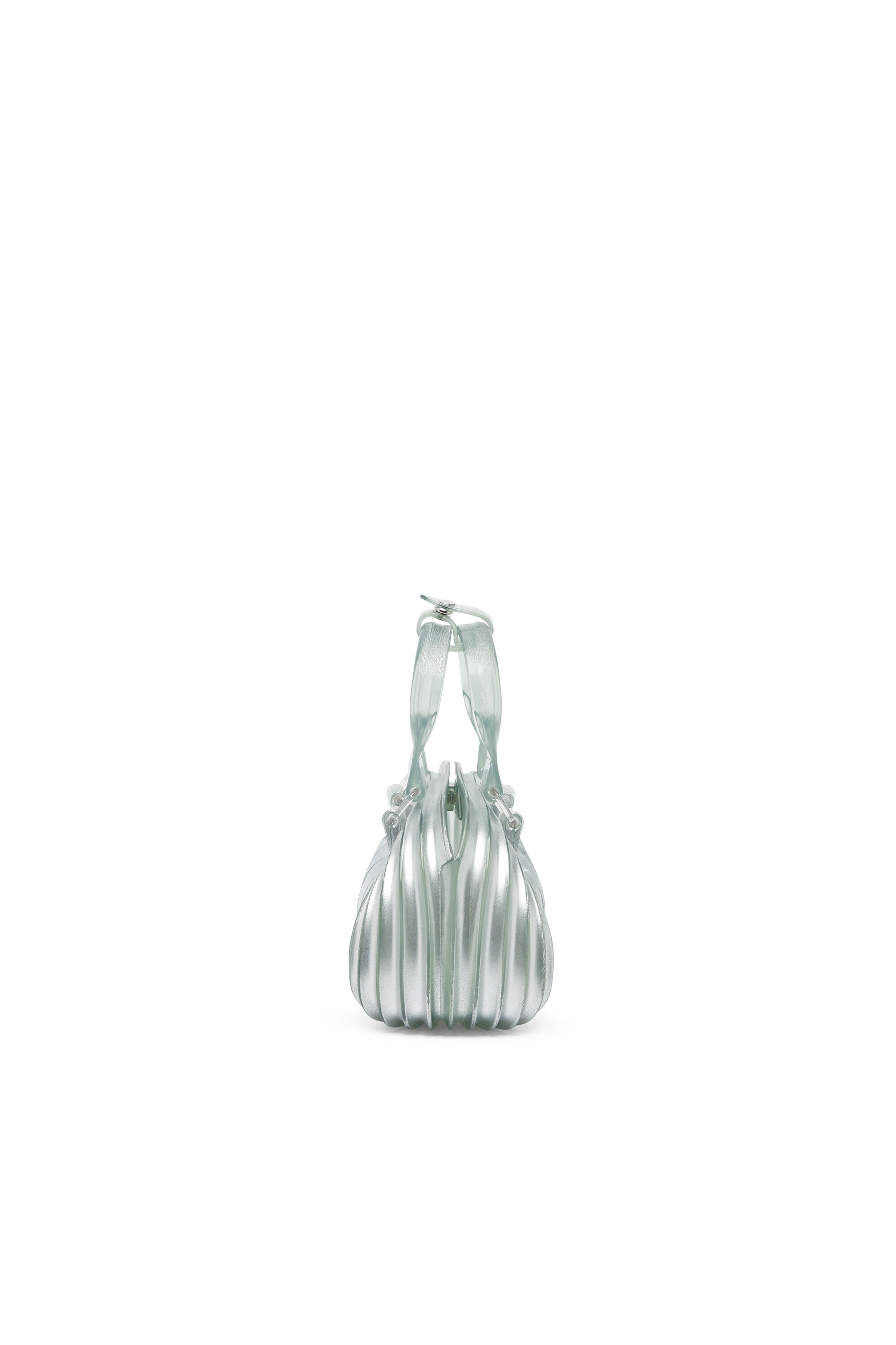 Diesel - MELISSA QUANTUM DOME, Quantum Dome &ndash; Sac &agrave; main en Melflex&reg; Femme in Gris argent&eacute; - 5