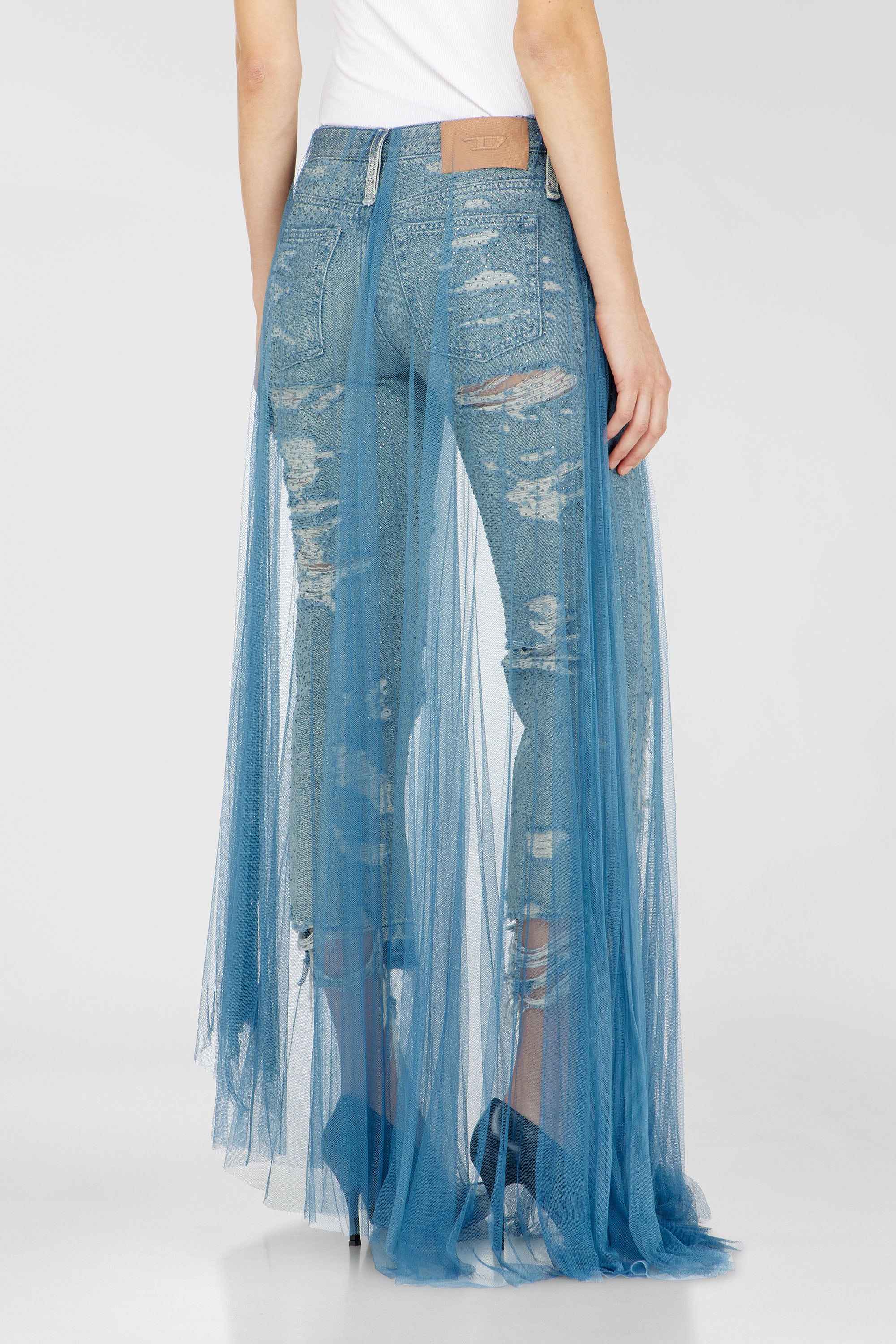 Diesel - Regular Jeans D-Aisi 0DBER Mujer, Azul medio - 5