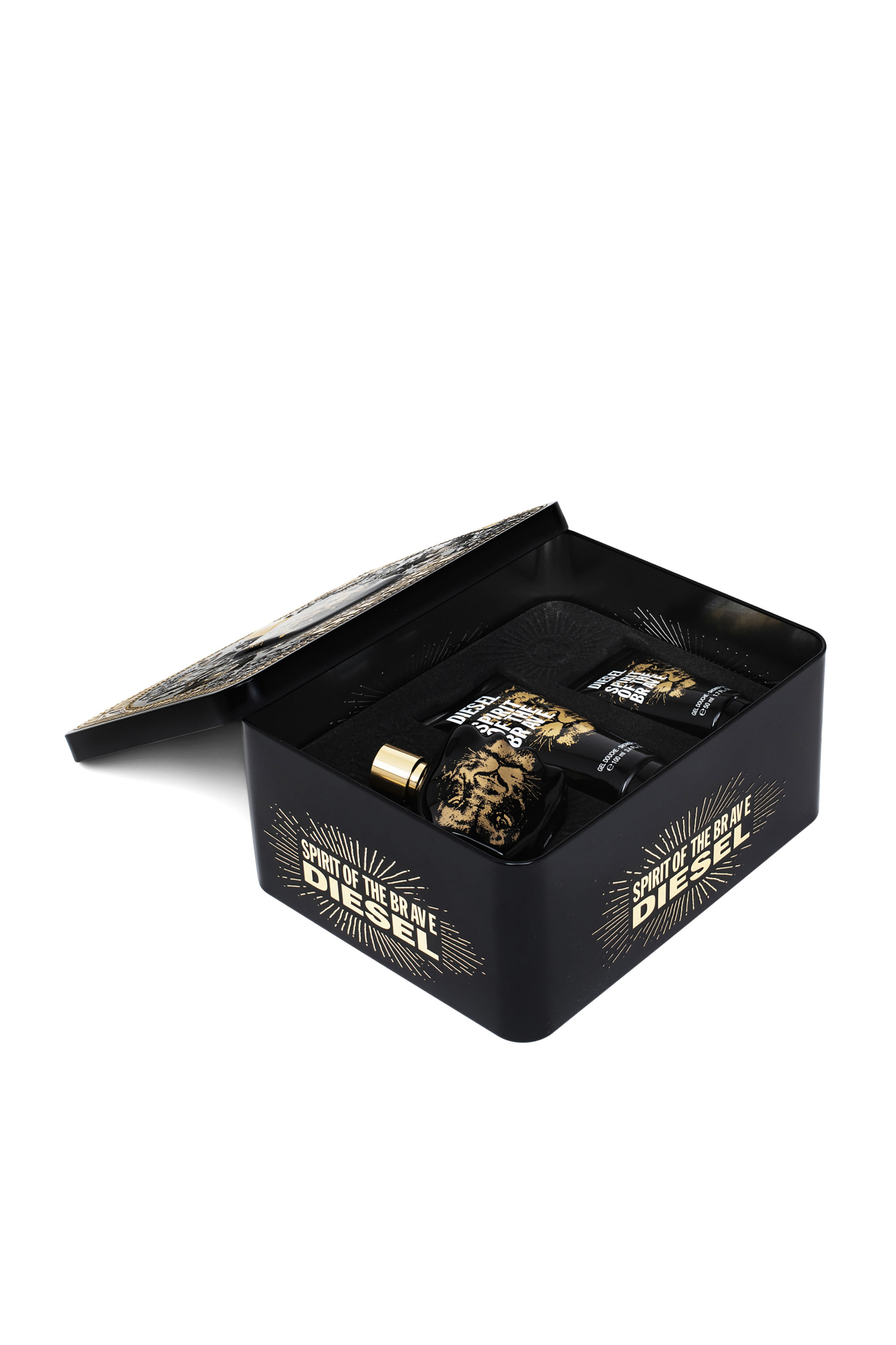 Diesel - SPIRIT OF THE BRAVE 75ML METAL GIFT SET, Set de regalo SPIRIT OF THE BRAVE Hombre in Negro - 2