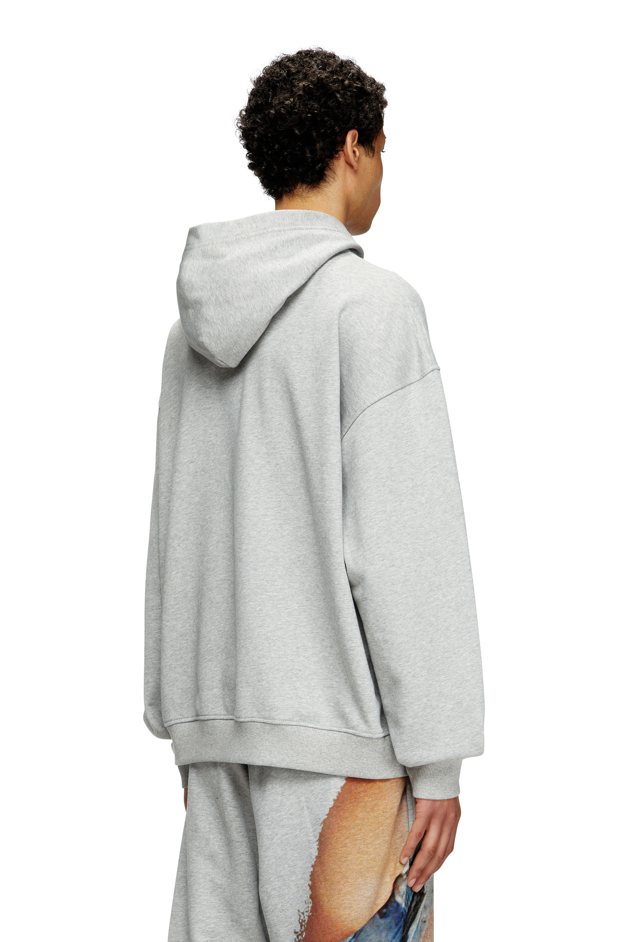 Diesel - PR-S-BOXT-HOOD-TOM25, Sweat-shirt à capuche avec imprimé graphique Mixte in Gris - 4