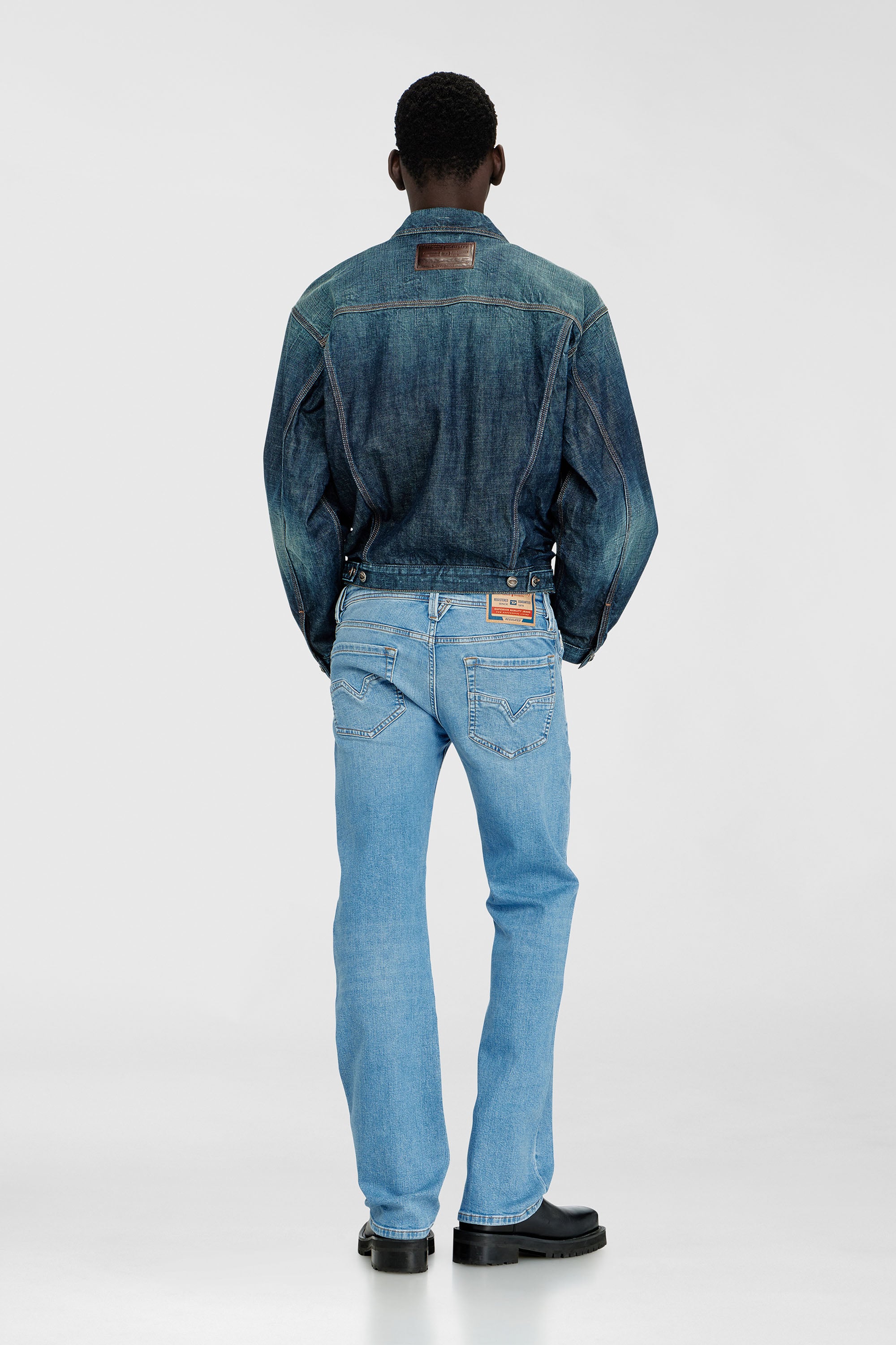 Diesel - Male's Regular Jeans 1985 Larkee 0HDBJ, Light Blue - 3