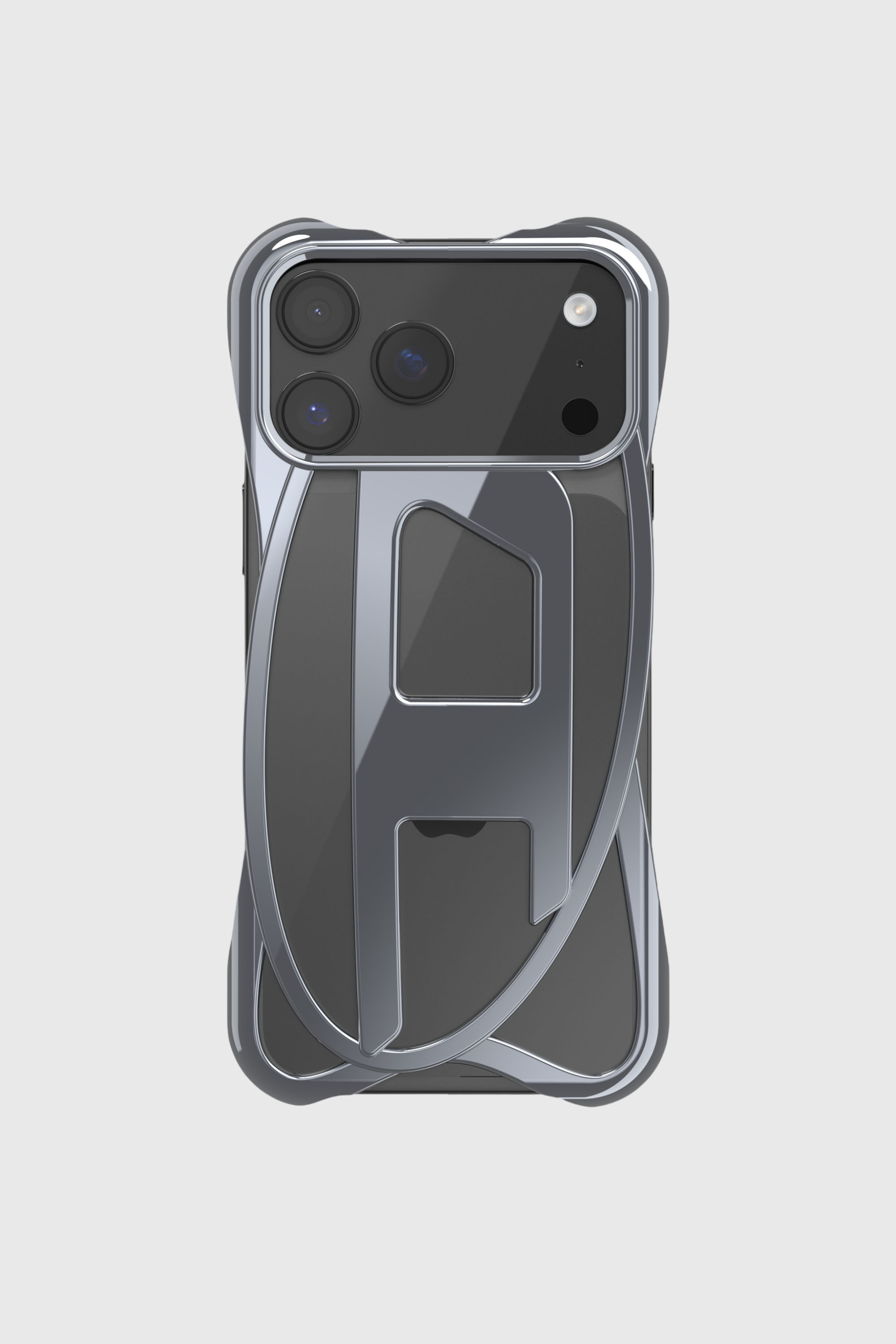 iPhoneアクセサリー DIESEL CAGED D CASE iPhone 17 Pro Max Women's Caged D glossy case for iPhone 17 Pro Max | Grey | Diesel