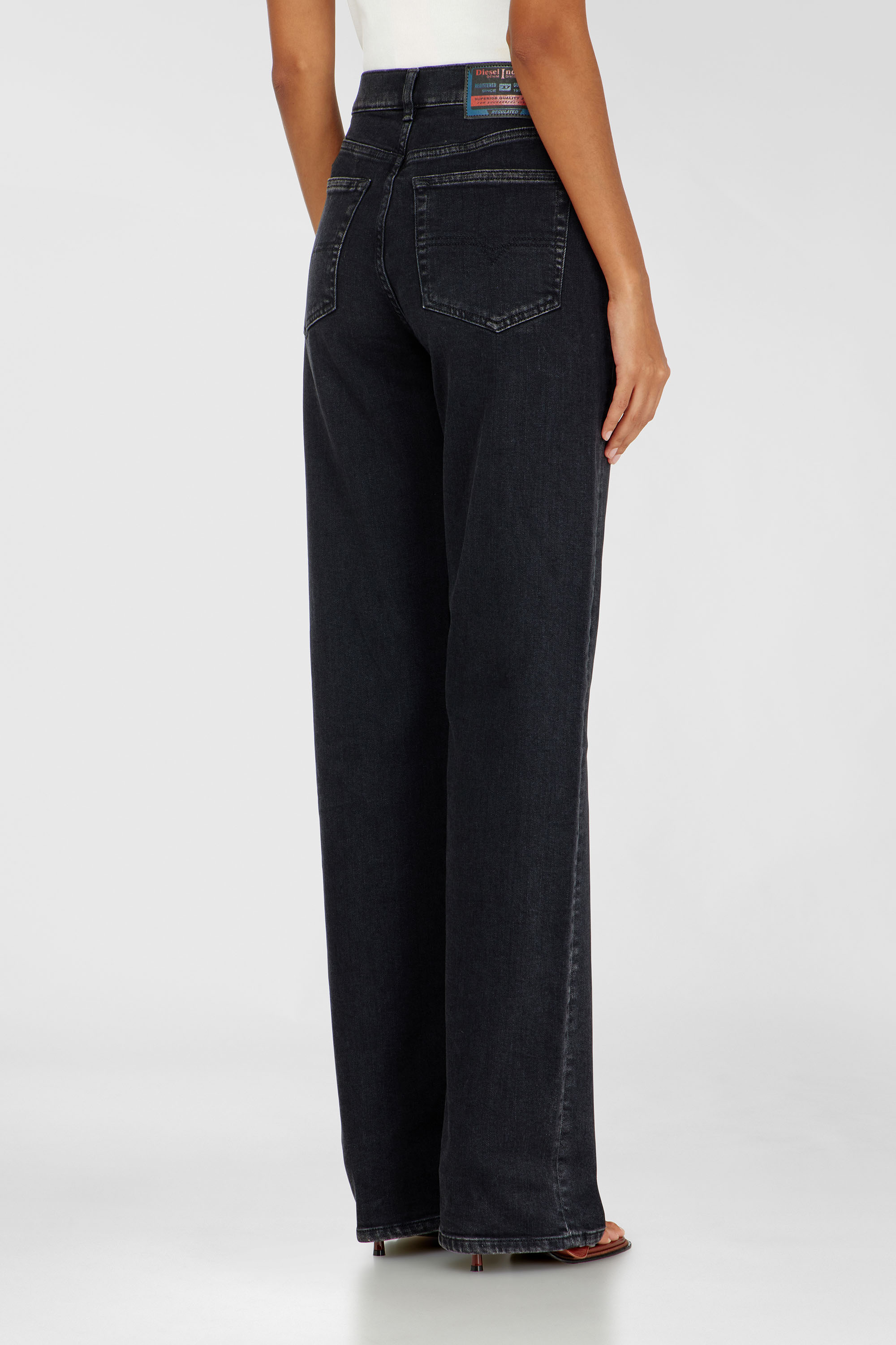 Diesel - Regular Jeans 1971 D-Sent 09N89 Mujer, Negro/Gris oscuro - 5
