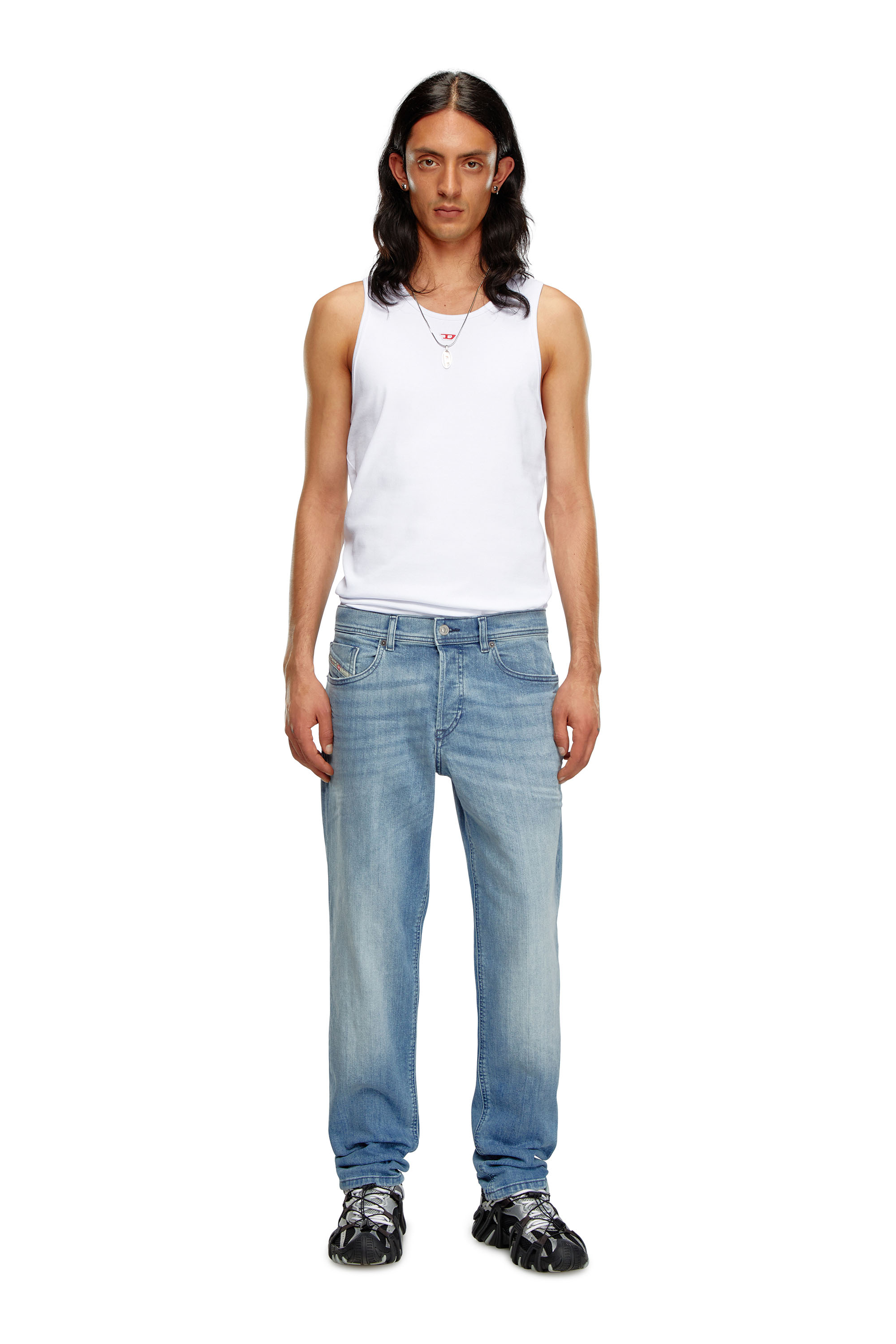 Diesel - Regular Jeans 2023 D-Finitive 0GRDI Homme, Bleu Clair - Image 1