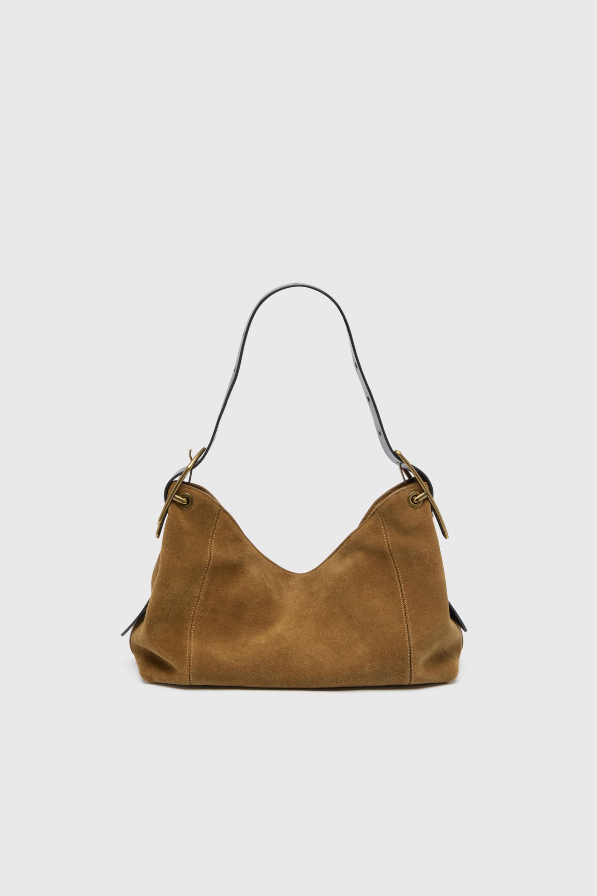 Diesel - D-LINE HOBO S, D-Line Sac port&eacute; &eacute;paule en daim cir&eacute; Femme in Marron - 3
